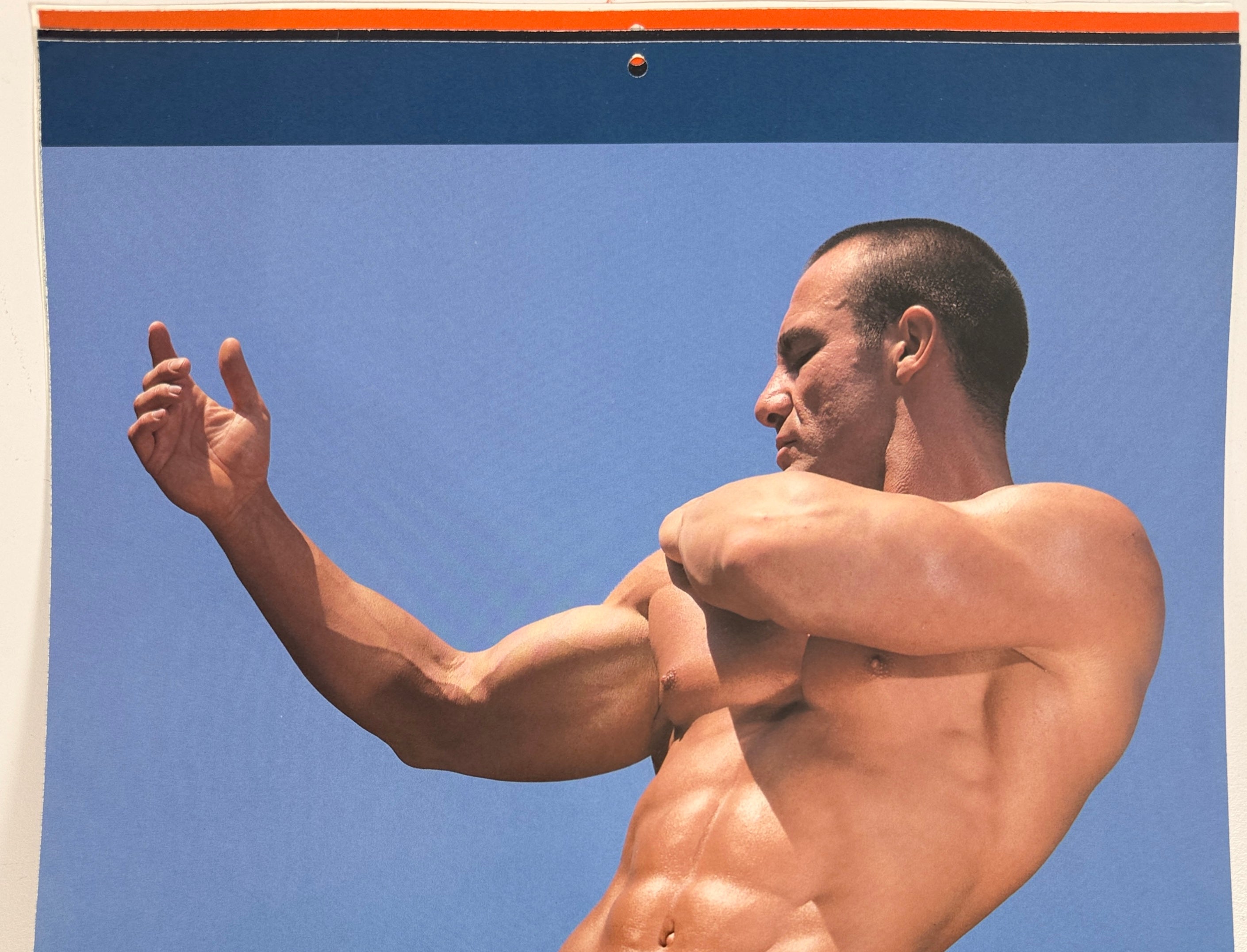 Vintage 1998 Annual Man calendar by Jim French. Collectible physique photography with Colt Studio style imagery. Complete and in good condition.