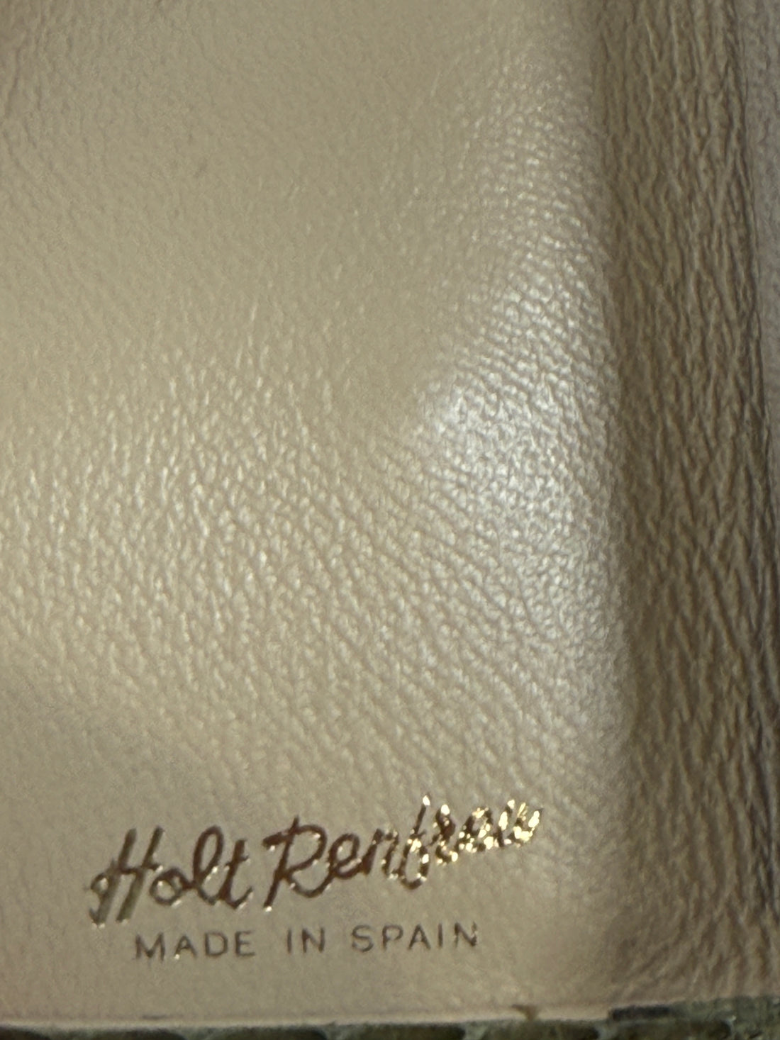 Vintage Holt Renfrew Green Snakeskin Coin Purse & Wallet – Made in Spain