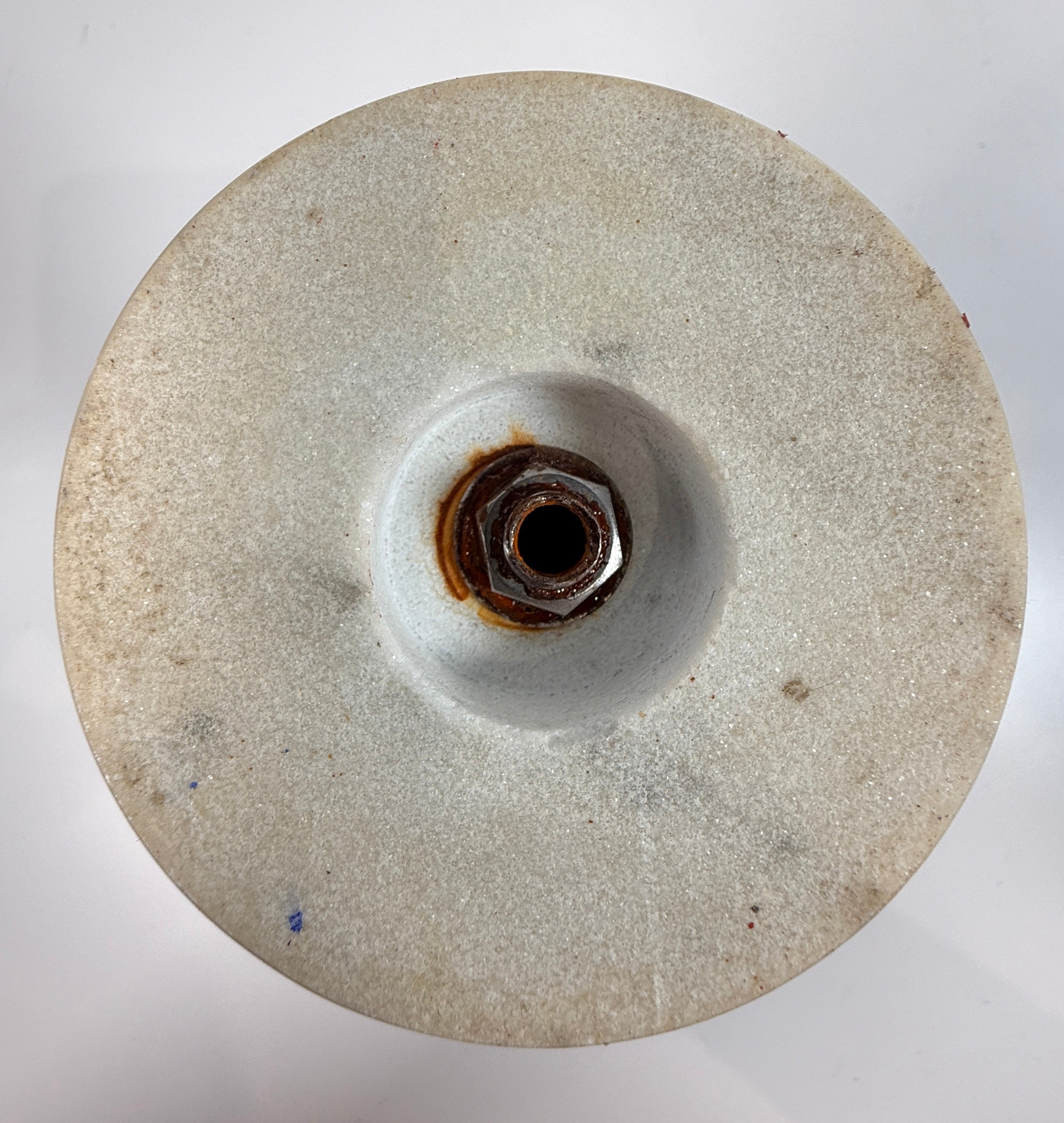 Plat à piédestal Chérubin Hollywood Regency, Bol en verre Socle en marbre.
