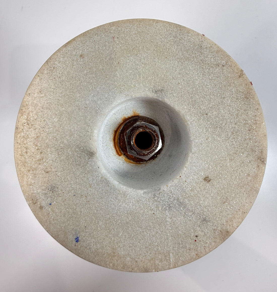 Plat à piédestal Chérubin Hollywood Regency, Bol en verre Socle en marbre.