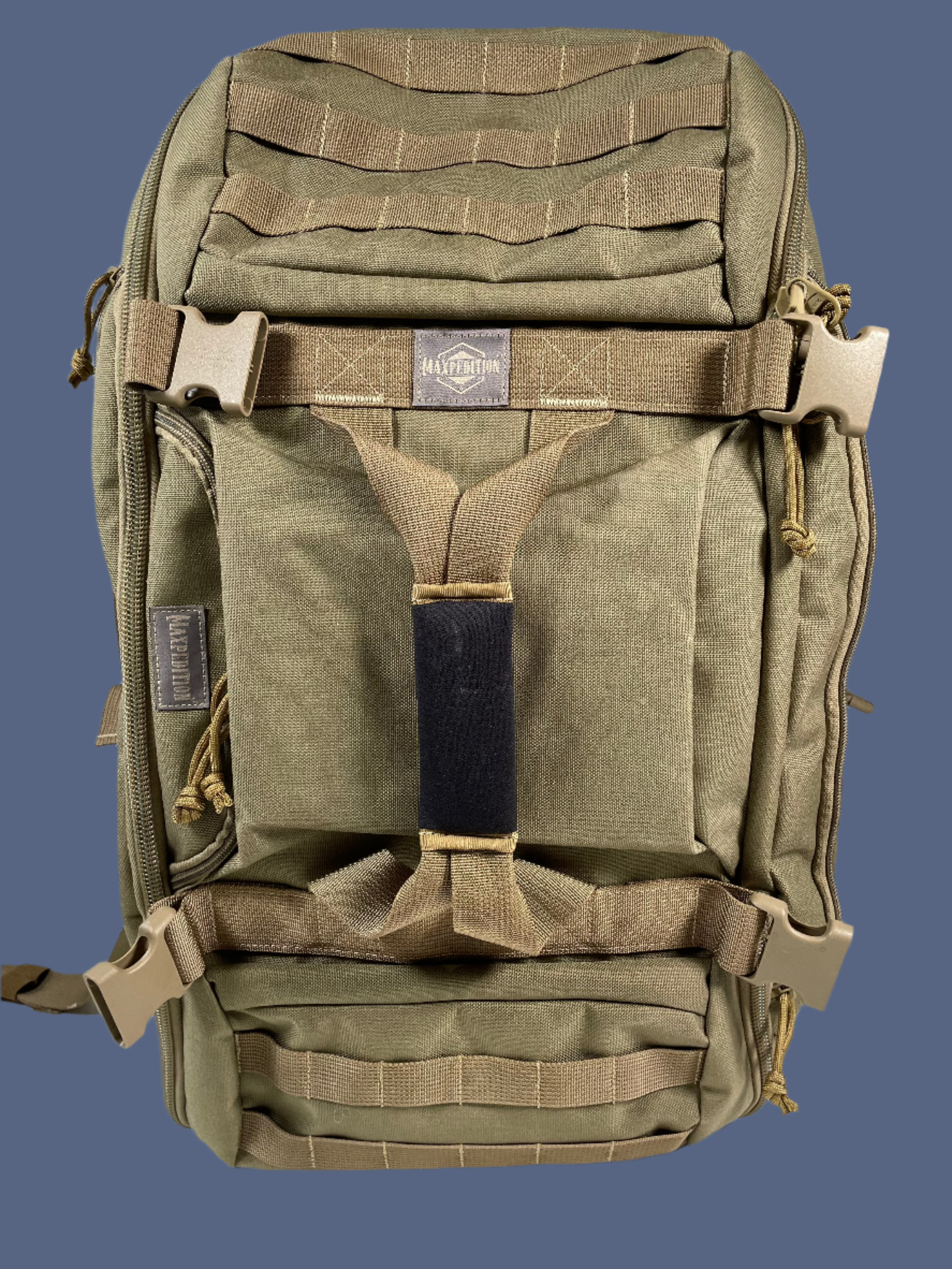 MaXpedition Tactical Backpack MOLLE Compatible Heavy-Duty Pack Khaki