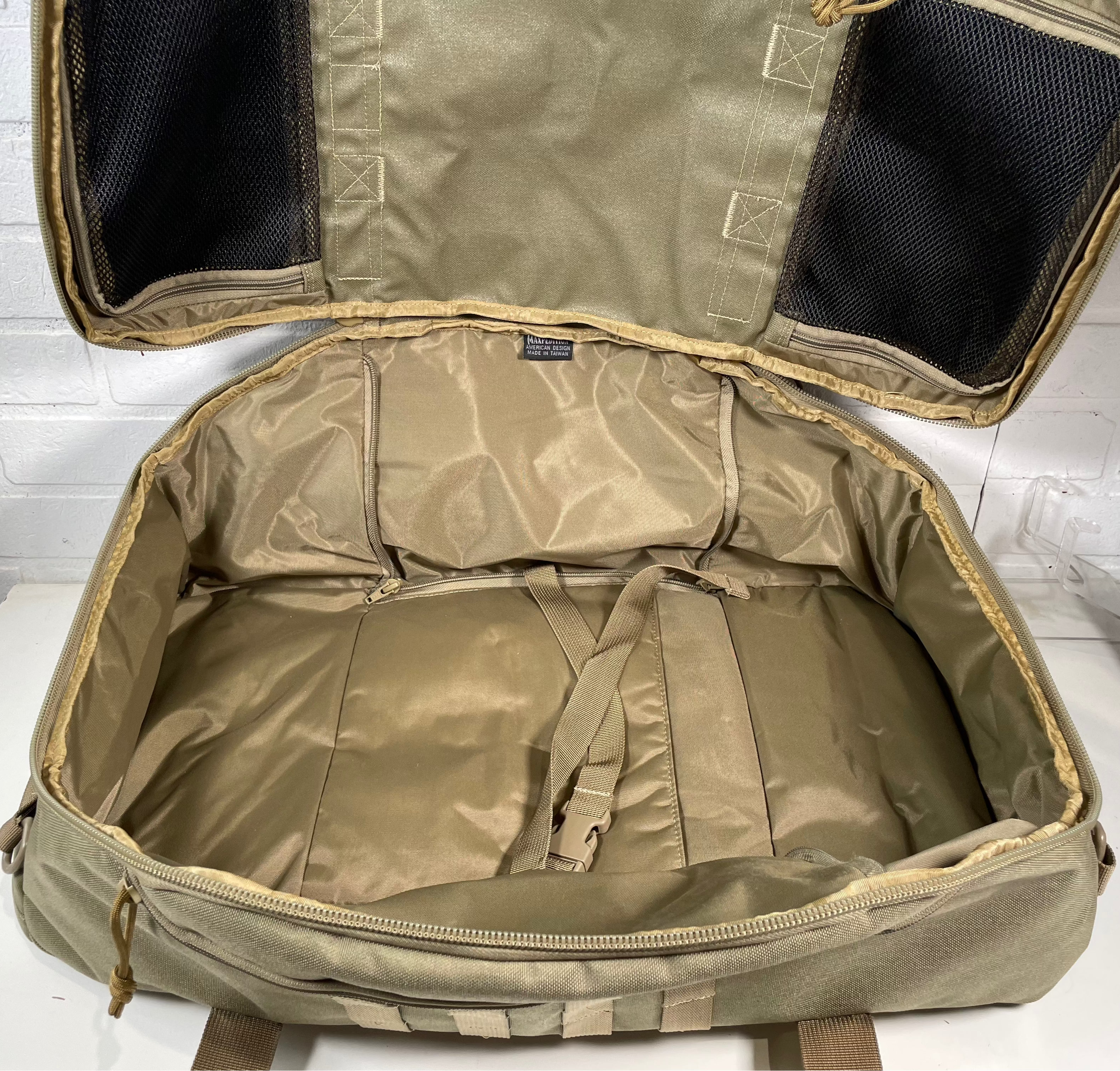 MaXpedition Tactical Backpack MOLLE Compatible Heavy-Duty Pack Khaki