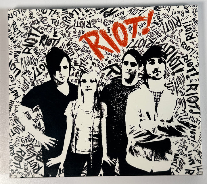 Paramore Riot MVI CD DVD set 2007 interactive edition with booklet and inserts. Collectible alternative rock release from Fueled By Ramen.