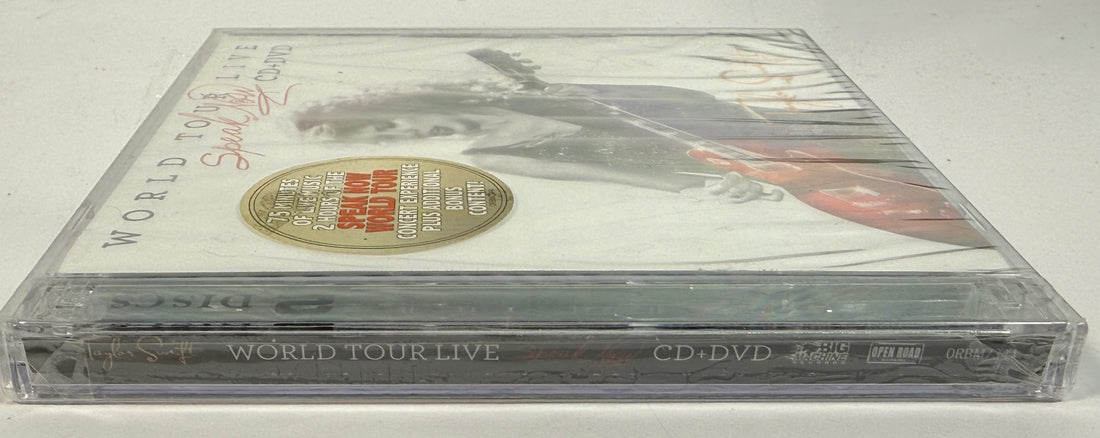 Taylor Swift Speak Now World Tour Live CD DVD 2011 with partial seal. Includes full concert film and bonus content. Great collector copy.