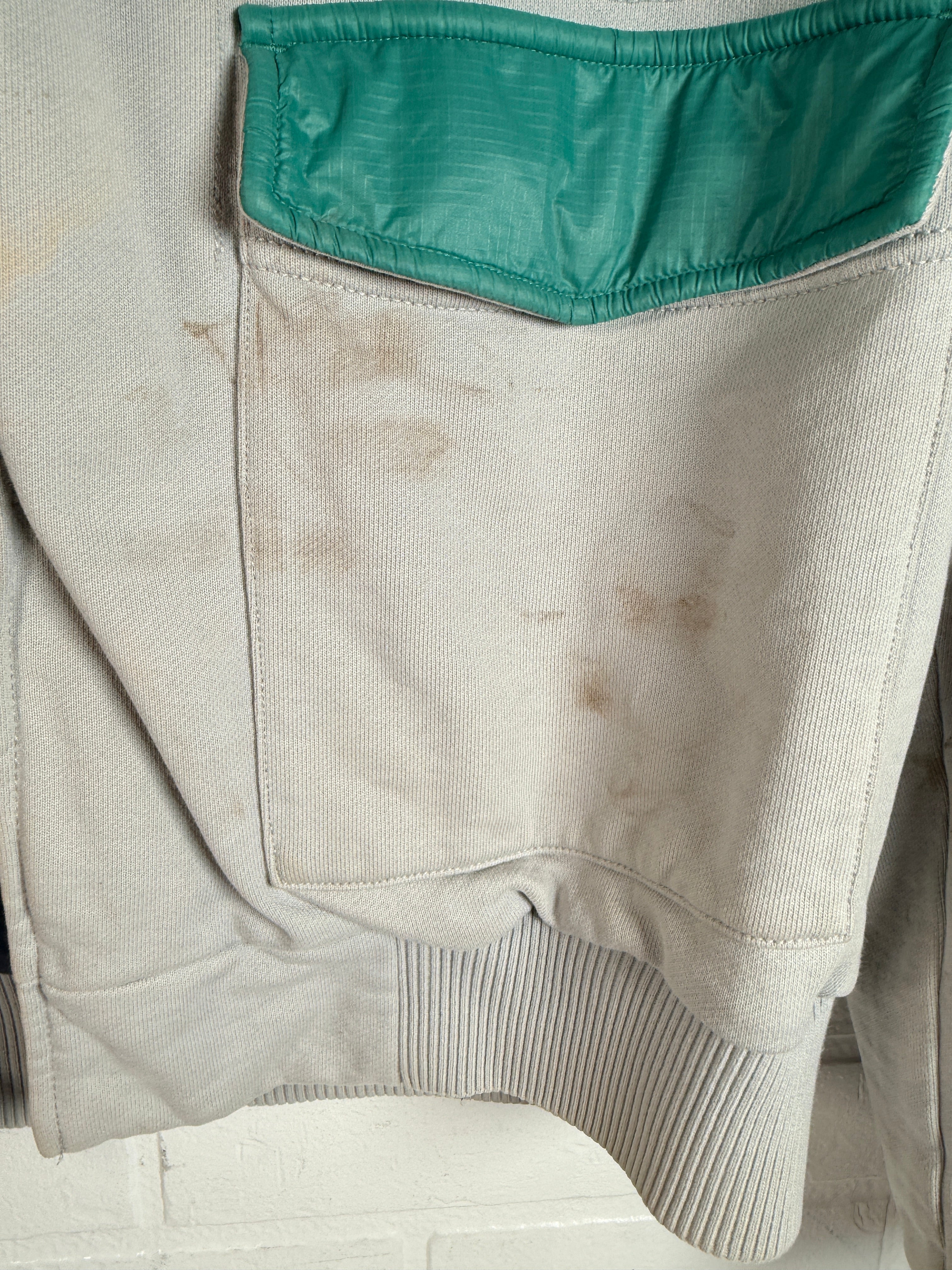 Adidas Star Wars Boba Fett jacket with tactical design and embroidered logos. Pre-owned with visible staining, priced for value and everyday wear appeal.