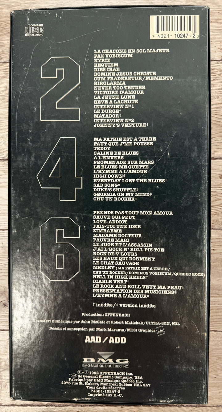Rare Offenbach 2,4,6 3CD Québec rock box set from 1992 complete with booklet and original collector slipcase. Vintage RCA/BMG anthology release