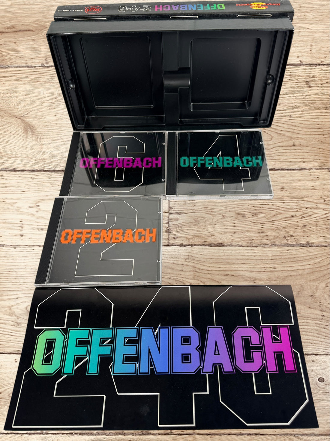 Rare Offenbach 2,4,6 3CD Québec rock box set from 1992 complete with booklet and original collector slipcase. Vintage RCA/BMG anthology release