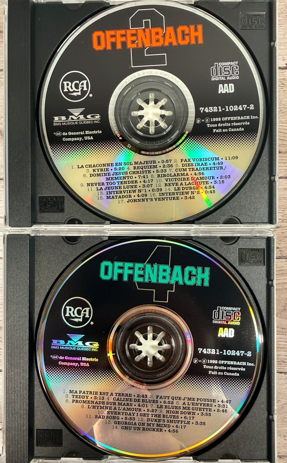 Rare Offenbach 2,4,6 3CD Québec rock box set from 1992 complete with booklet and original collector slipcase. Vintage RCA/BMG anthology release