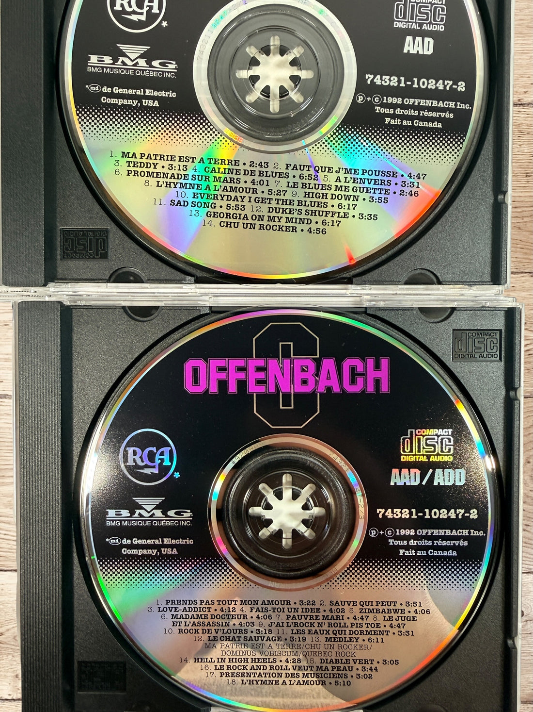 Rare Offenbach 2,4,6 3CD Québec rock box set from 1992 complete with booklet and original collector slipcase. Vintage RCA/BMG anthology release