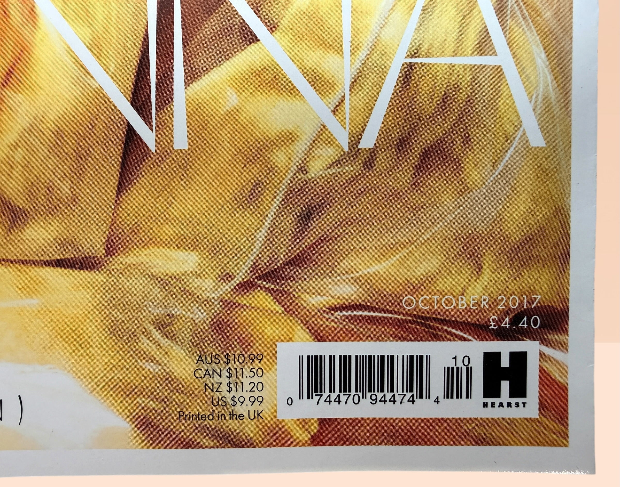 Elle UK October 2017 Rihanna cover issue fashion magazine collectible featuring late-2010s editorial photography and celebrity fashion content.