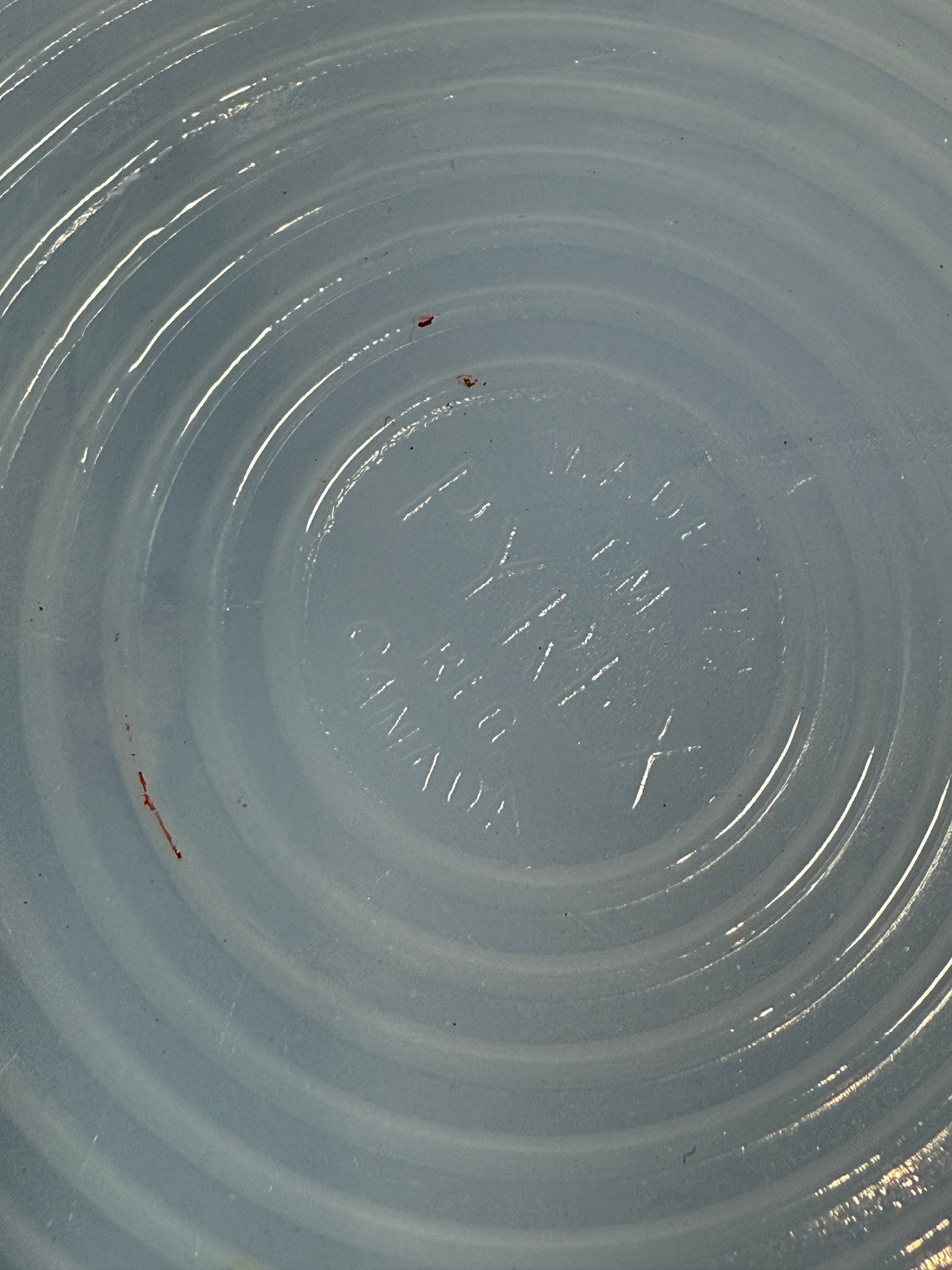 Vintage PYREX Canada “Delphite Blue” Pie-Crust Rim Dinner Plates – Set of 6 – Excellent Condition