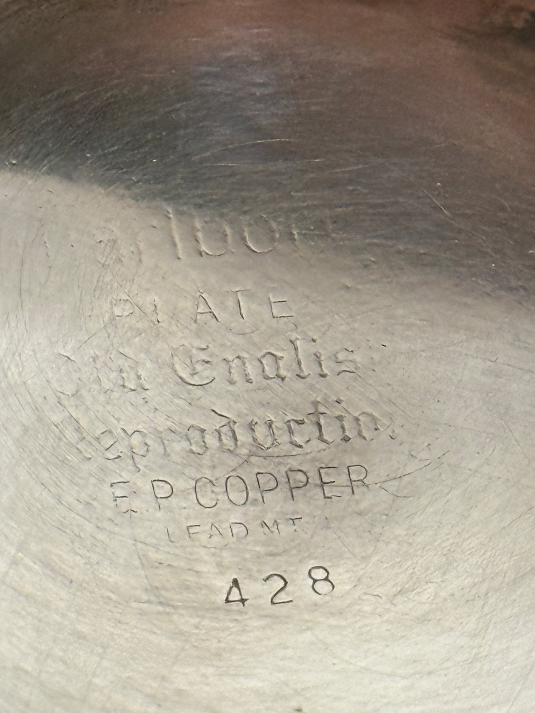 Marlboro Plate “Old English Reproduction” E.P. Copper Teapot #428 – Mid-Century Canada