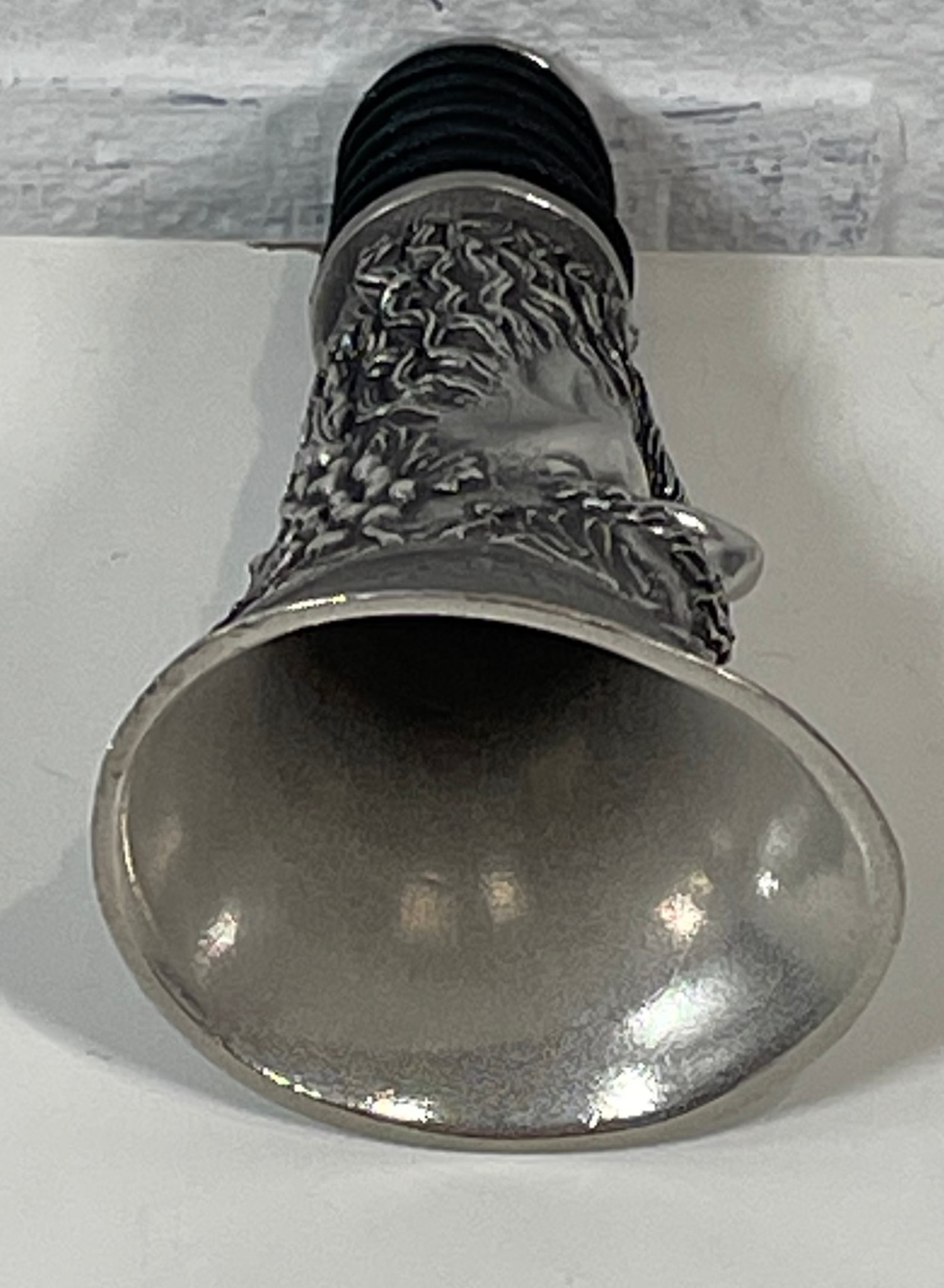 Royal Selangor Pewter Bacchus Wine Pourer and Cork – Elegant Wine Accessory