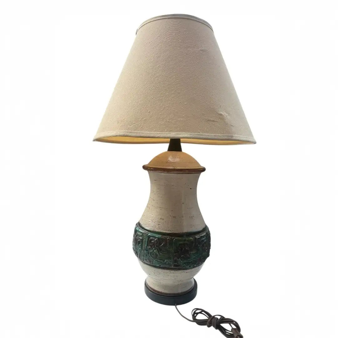 Mid-Century Pottery Lamp, Italian Style (c. 1970s