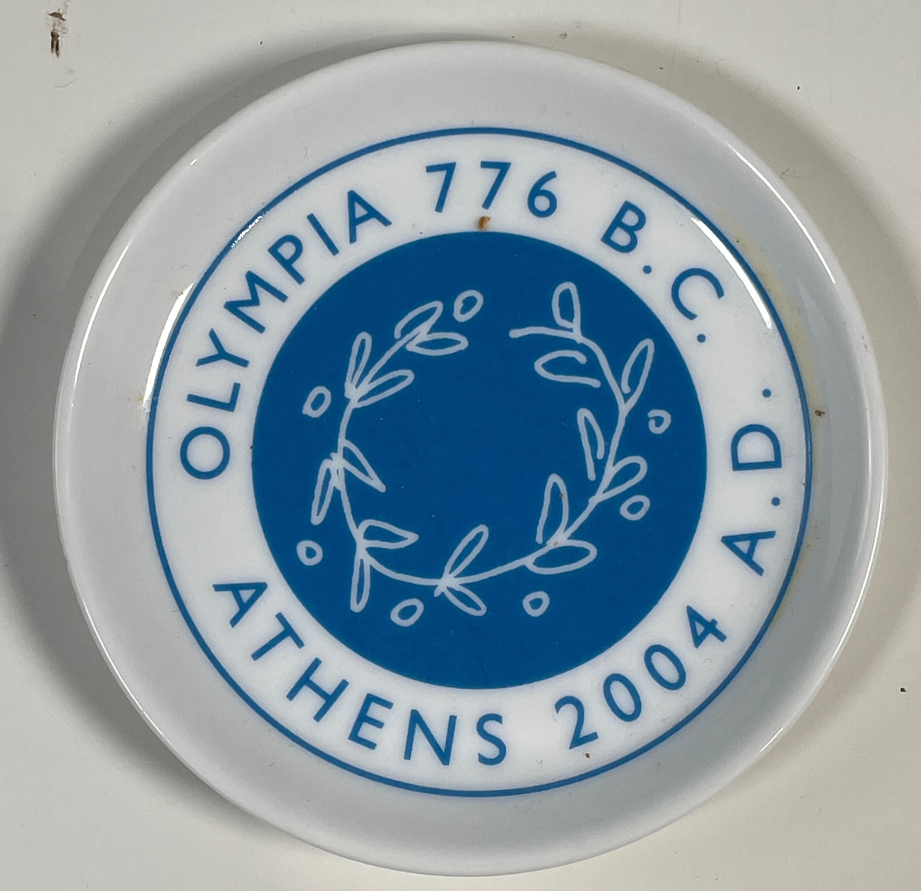 Set of (6) 2004 Athens Greece Olympic Games Coasters, Efsimon, Olympia 776 B.C.