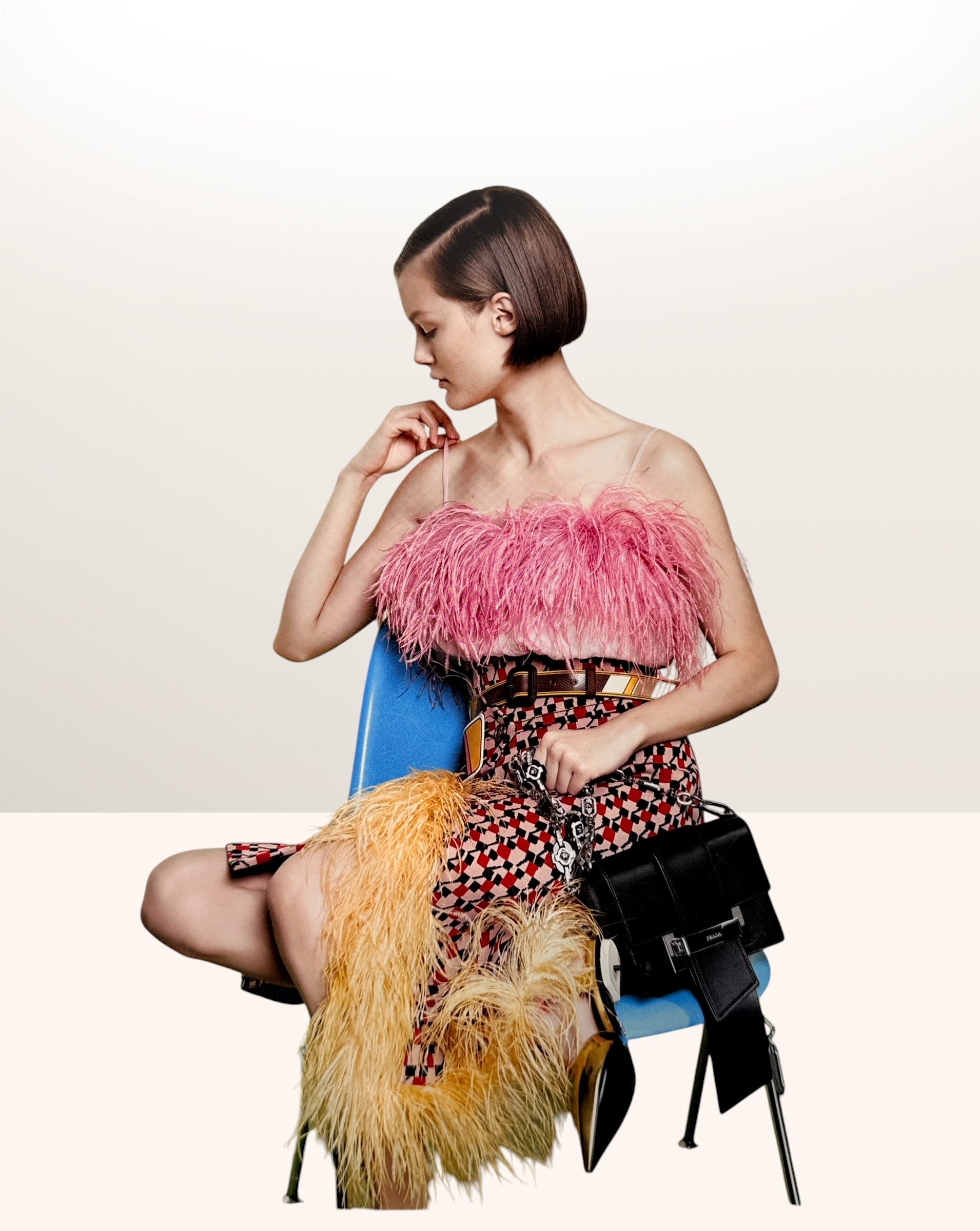 Vogue España March 2017 magazine featuring Andreea Diaconu cover editorial, Spanish fashion issue, Prada ads, and collectible Condé Nast styling.