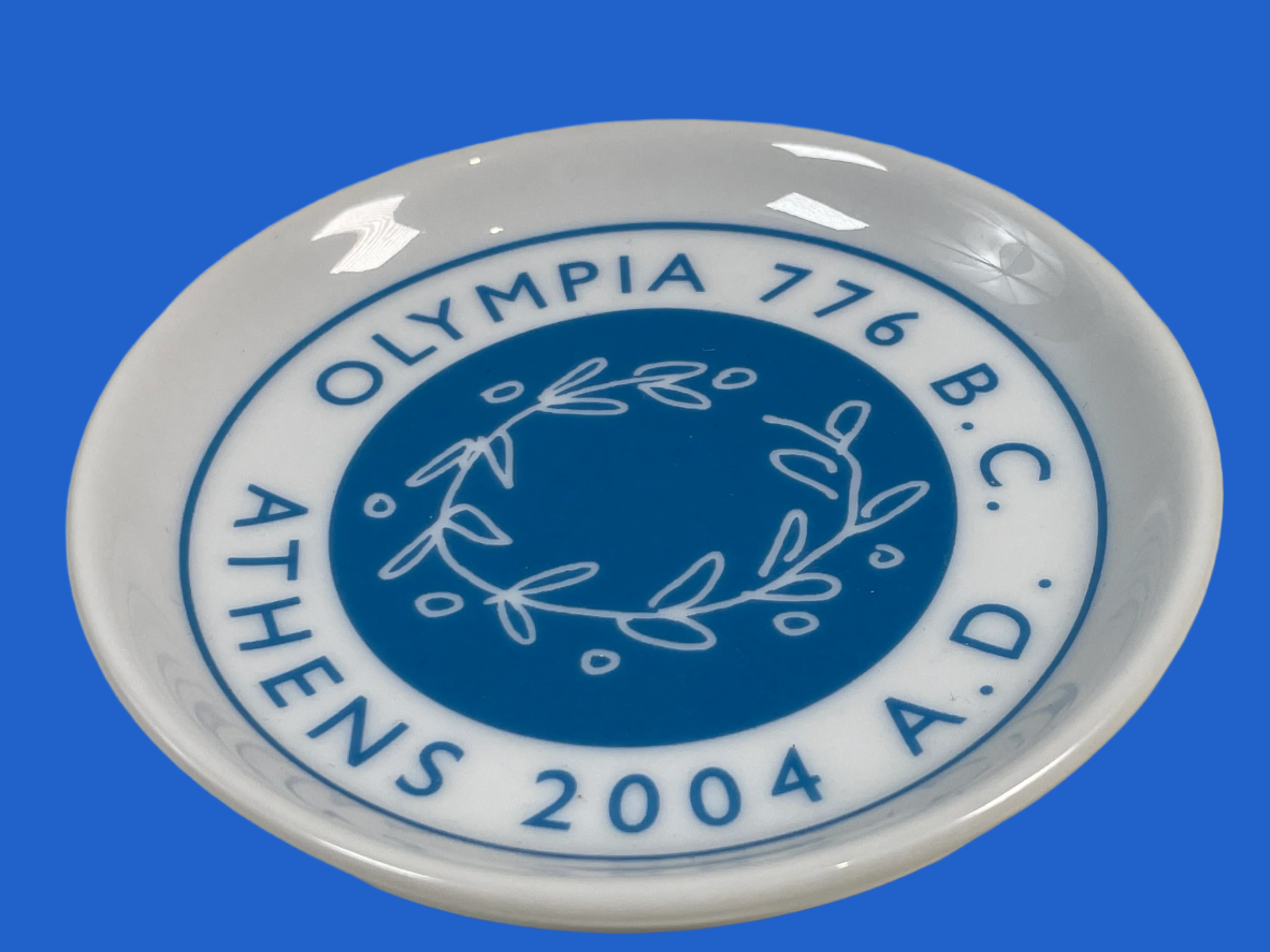 Set of (6) 2004 Athens Greece Olympic Games Coasters, Efsimon, Olympia 776 B.C.