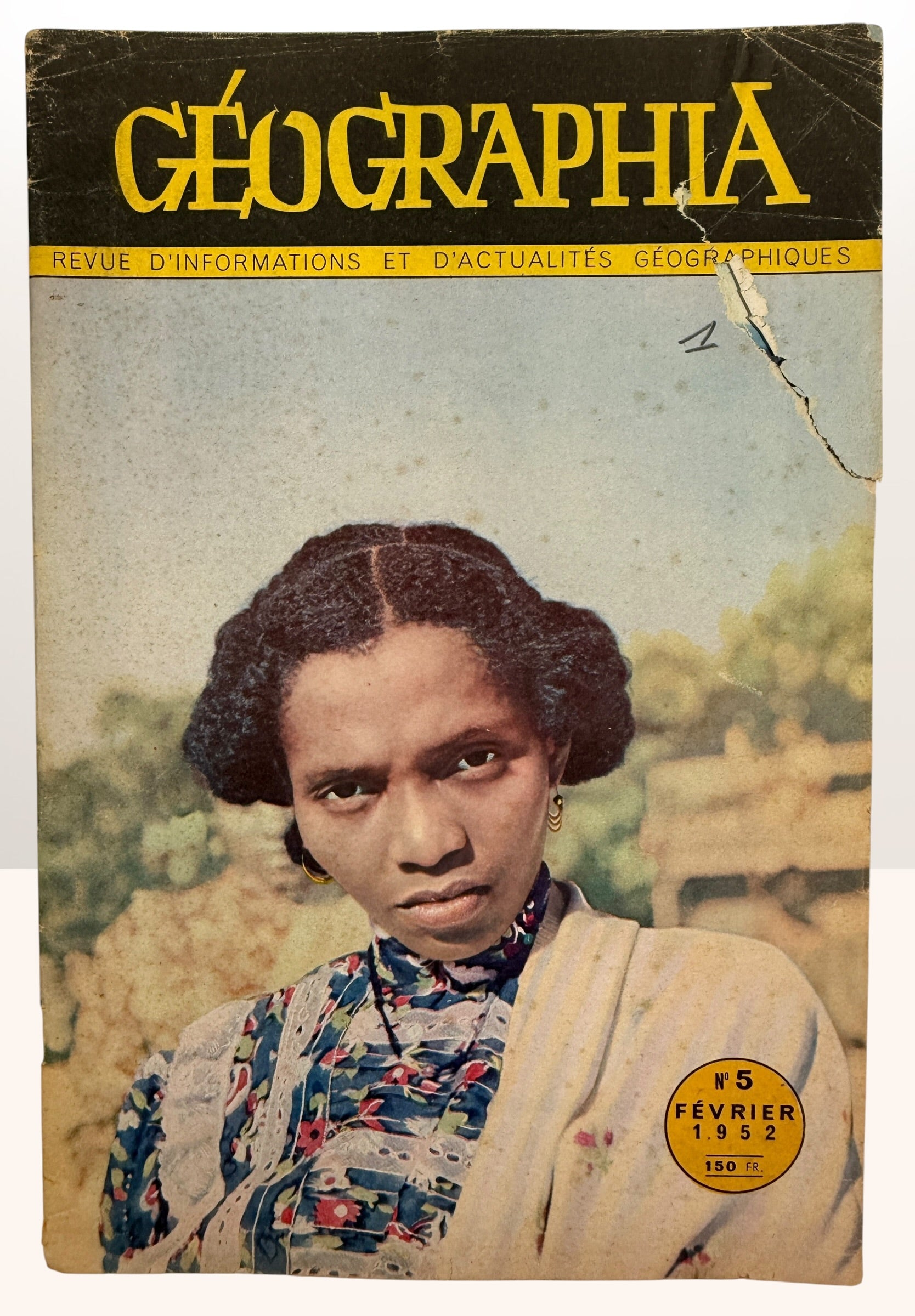 Complete 1951–1952 Géographia magazine set from France featuring stunning mid-century travel photography, world culture imagery, and collectible Paris-published ephemera.