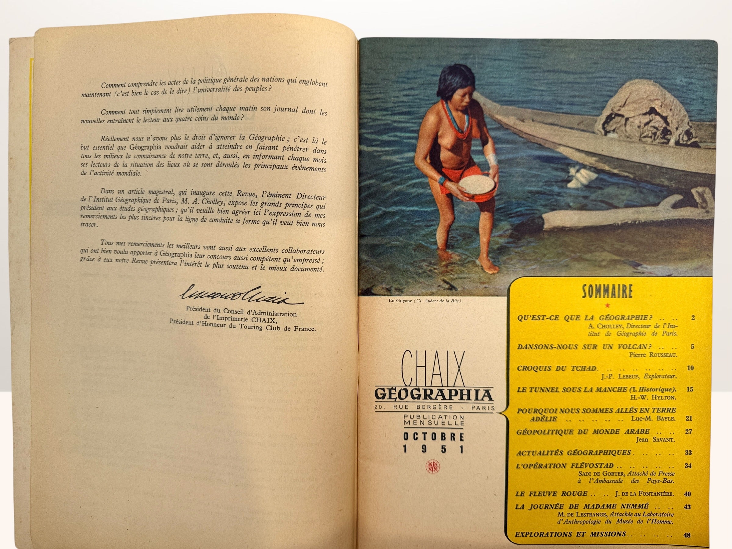 Complete 1951–1952 Géographia magazine set from France featuring stunning mid-century travel photography, world culture imagery, and collectible Paris-published ephemera.