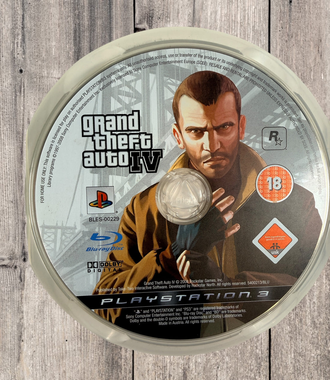 Grand Theft Auto IV, PS3 Complete In Box, PAL French Edition.