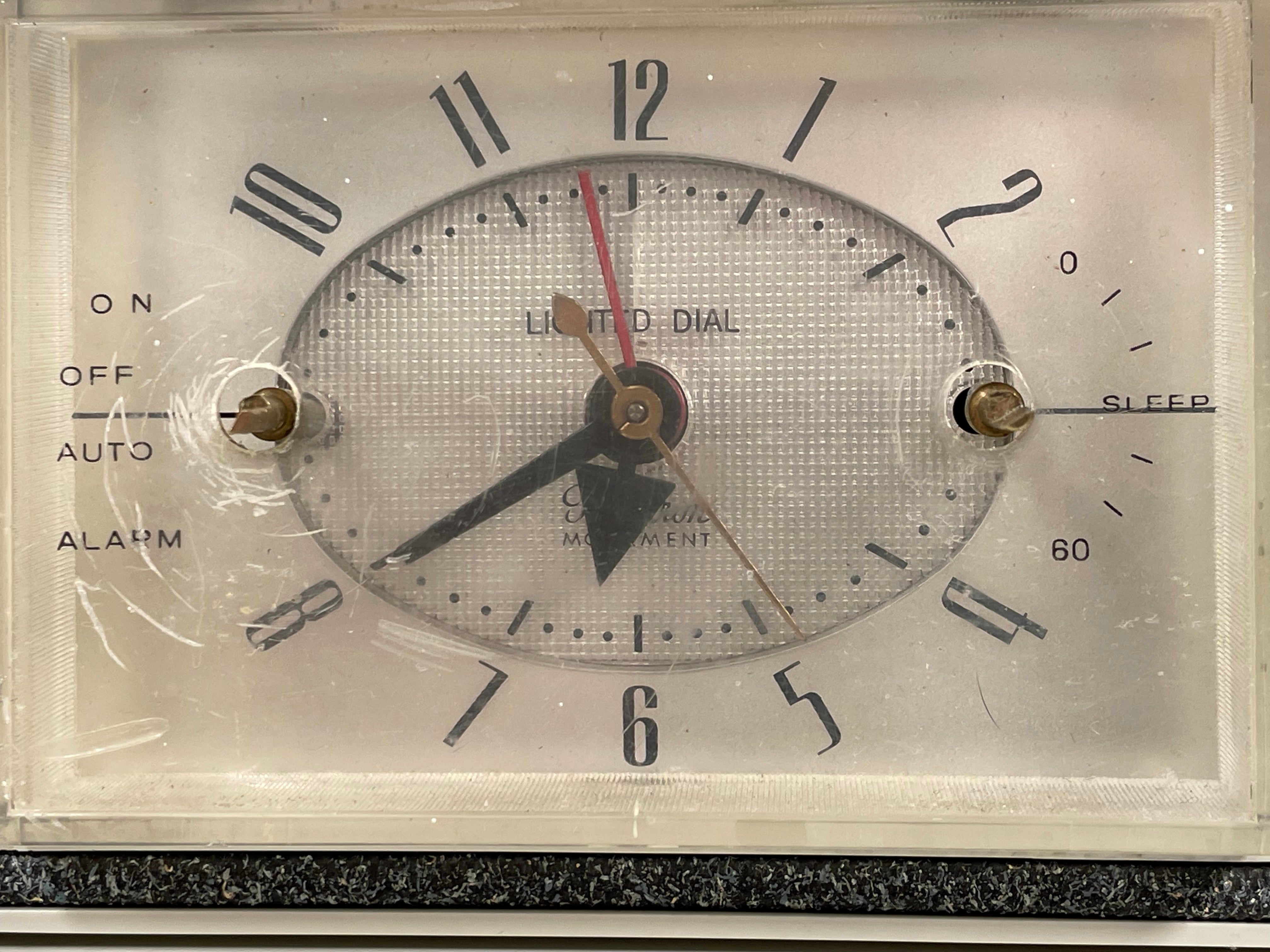 Vintage Panasonic RC-615 Solid State FM/AM Clock Radio | Fully Functional | Made in Japan (c.1968)