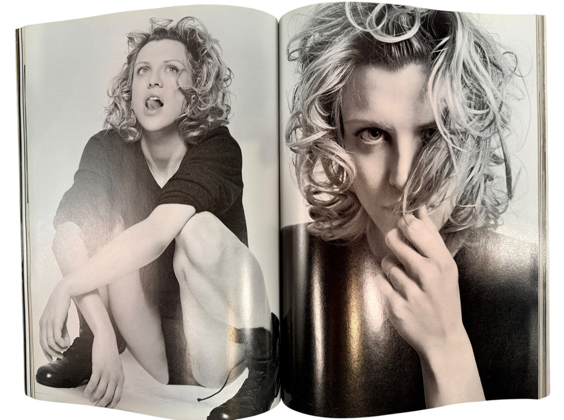 Vintage Vanity Fair March 1998 Madonna and Courtney Love issue featuring Mario Testino photography and collectible 1990s fashion editorials.
