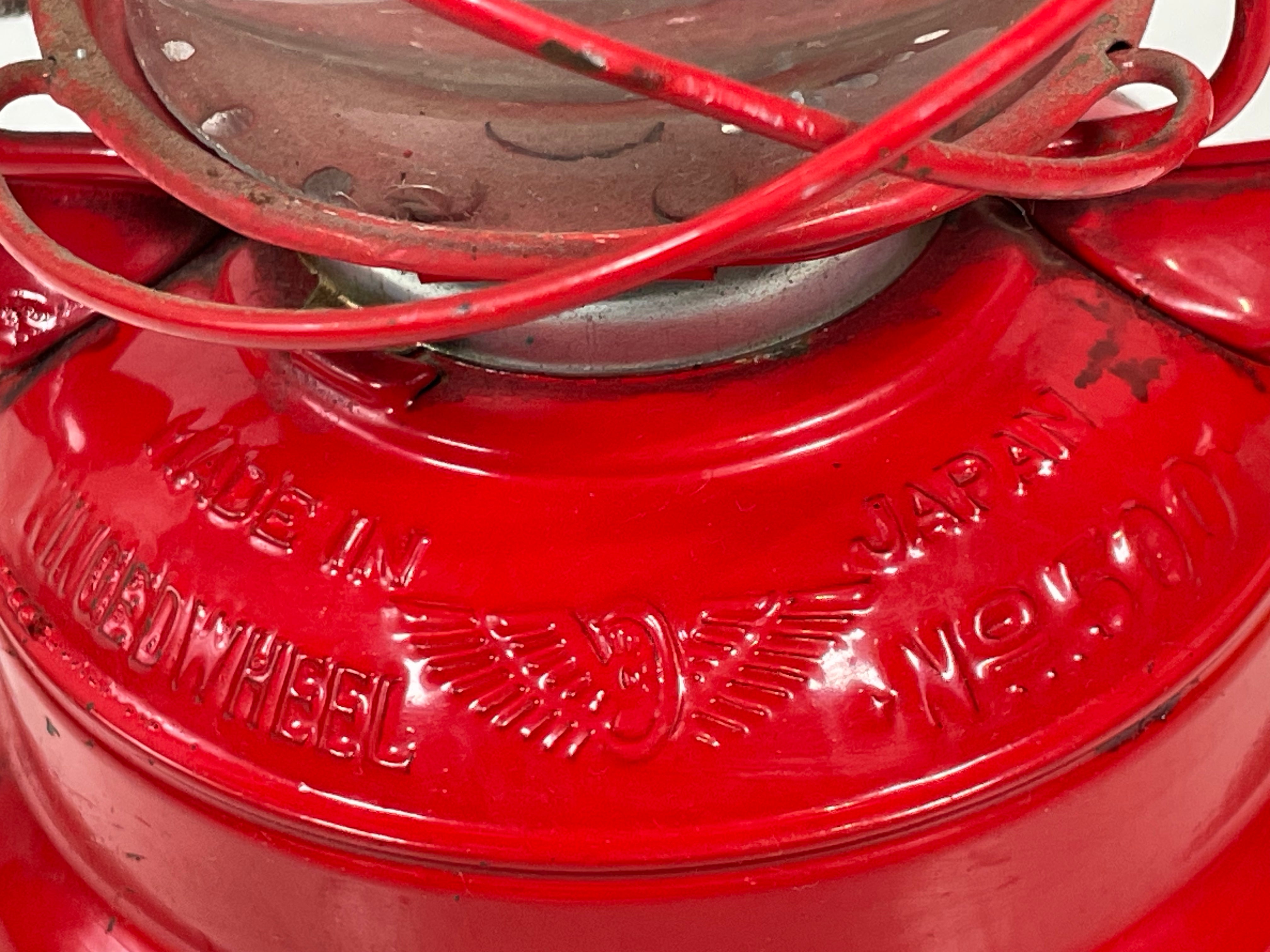 Vintage Winged Wheel No. 500 Lantern – Made in Japan