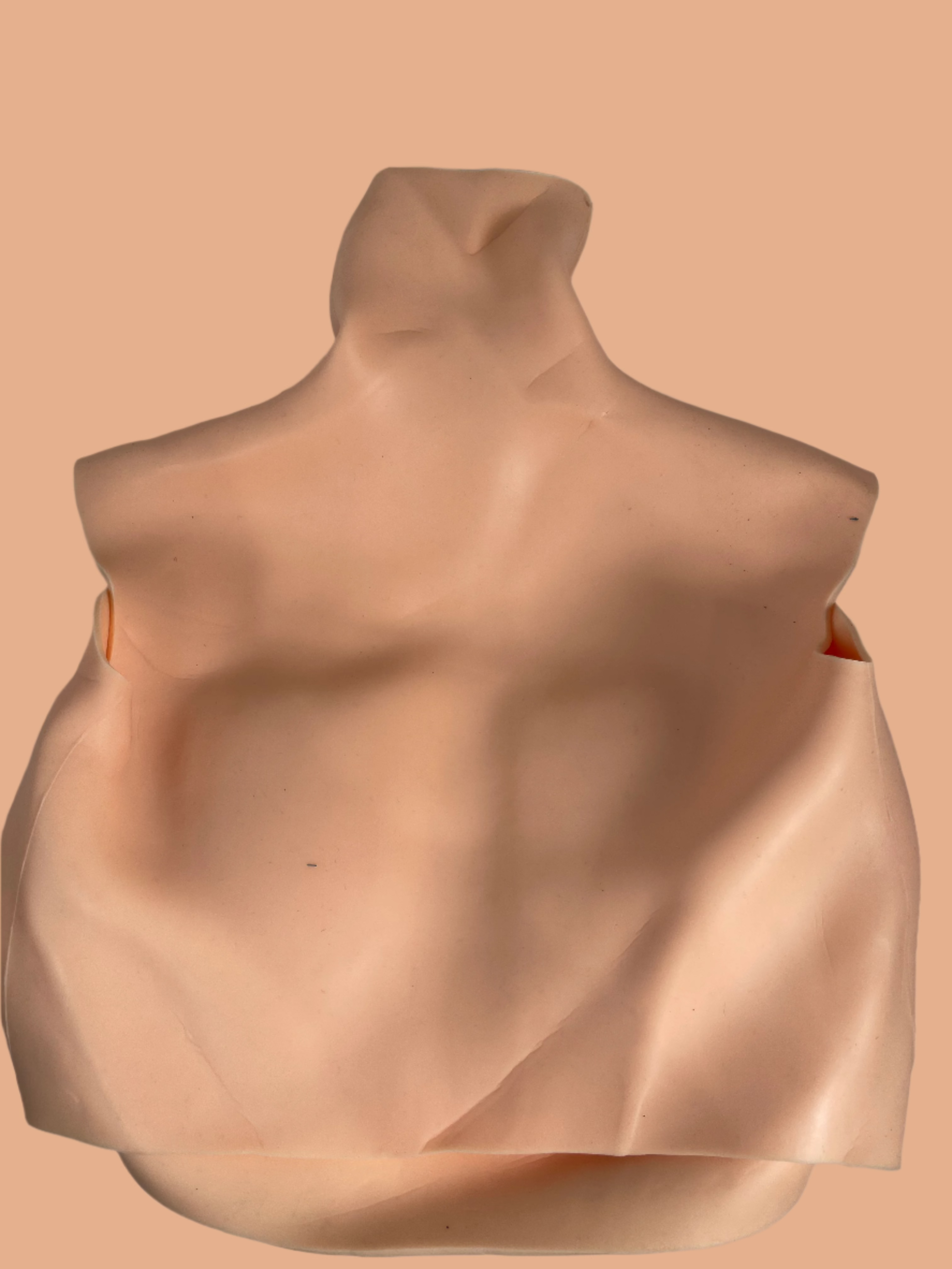 Plastron en silicone réaliste – Poitrine complète – Cosplay, Drag, Performance