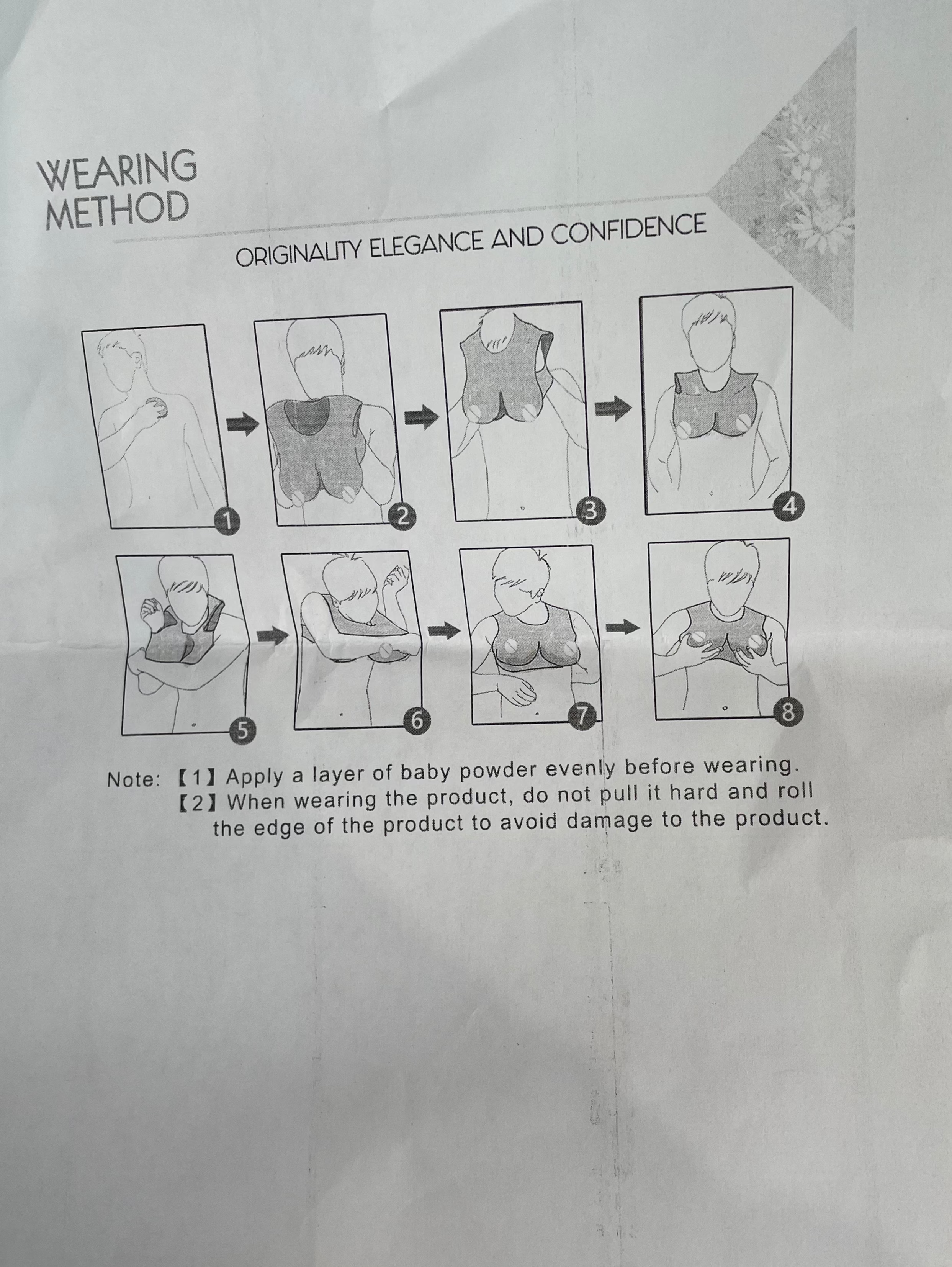 Plastron en silicone réaliste – Poitrine complète – Cosplay, Drag, Performance