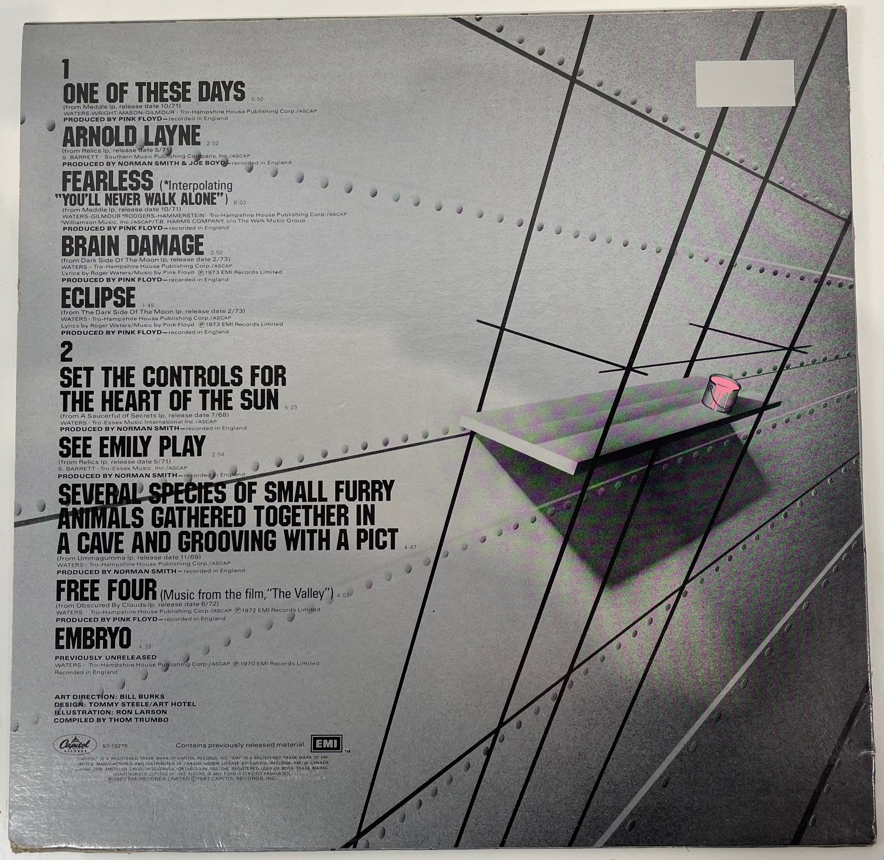 Pink Floyd – Works LP 1983 Capitol ST-12276, M - NM Vinyl ,Canada Press