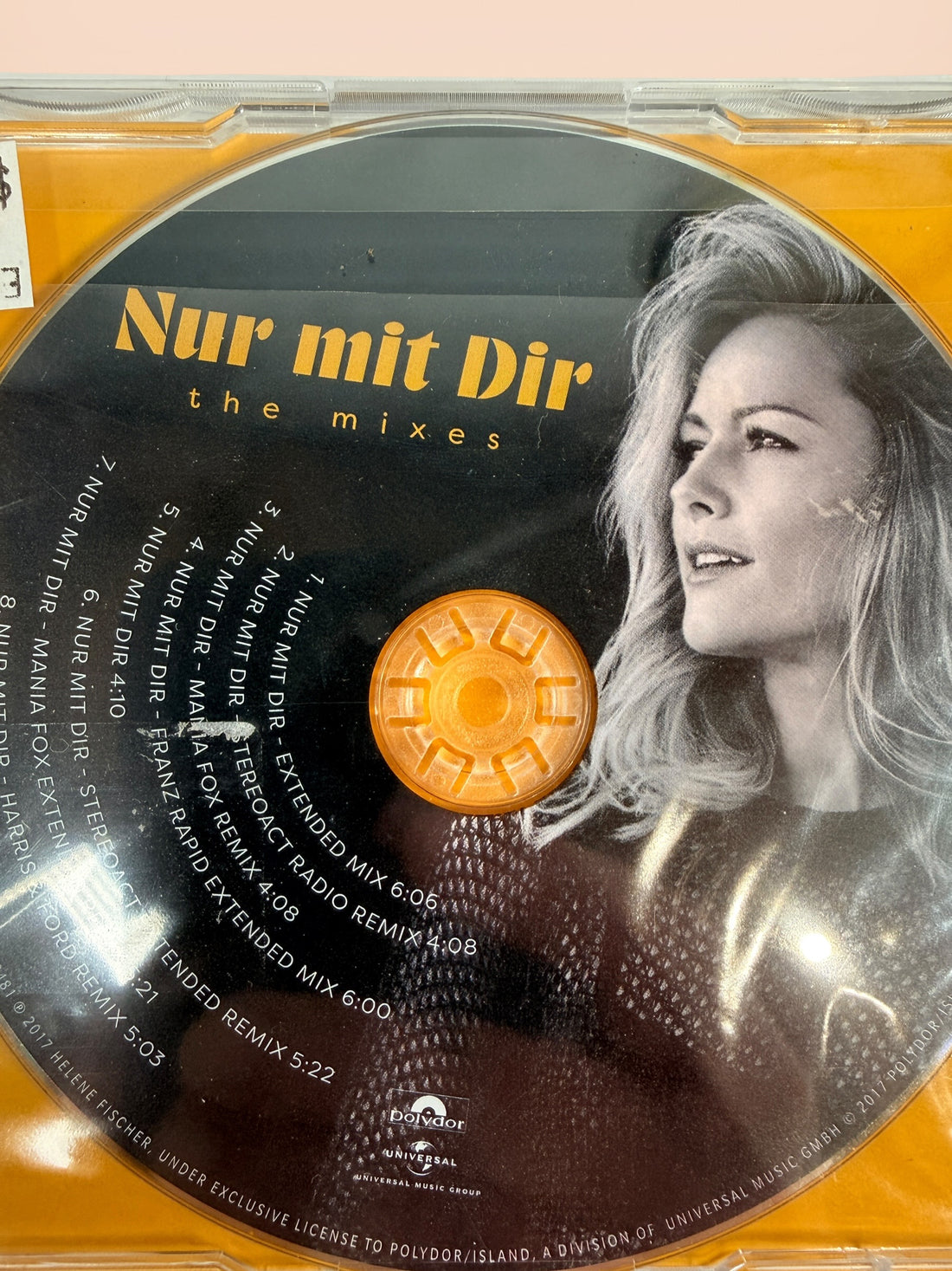 Sealed Helene Fischer Nur Mit Dir The Mixes maxi CD single. German Schlager pop remix release collectible import for fans and music collectors.