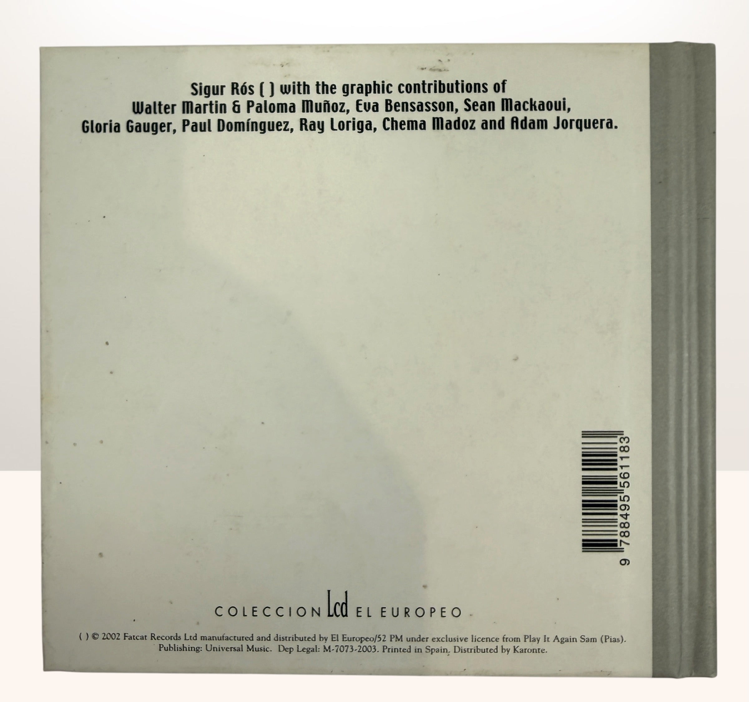 Rare Sigur Rós “( )” deluxe Spanish hardcover art-book CD edition with original packaging and collectible graphic artwork inserts.