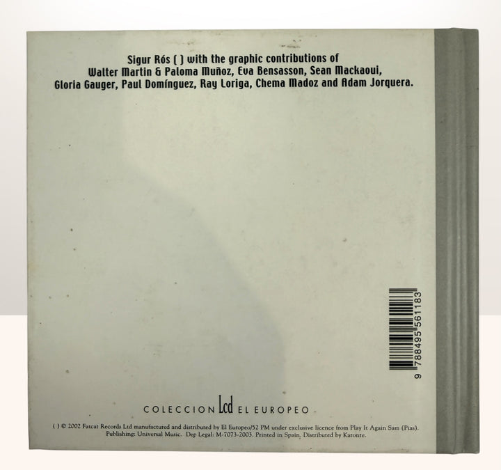 Rare Sigur Rós “( )” deluxe Spanish hardcover art-book CD edition with original packaging and collectible graphic artwork inserts.