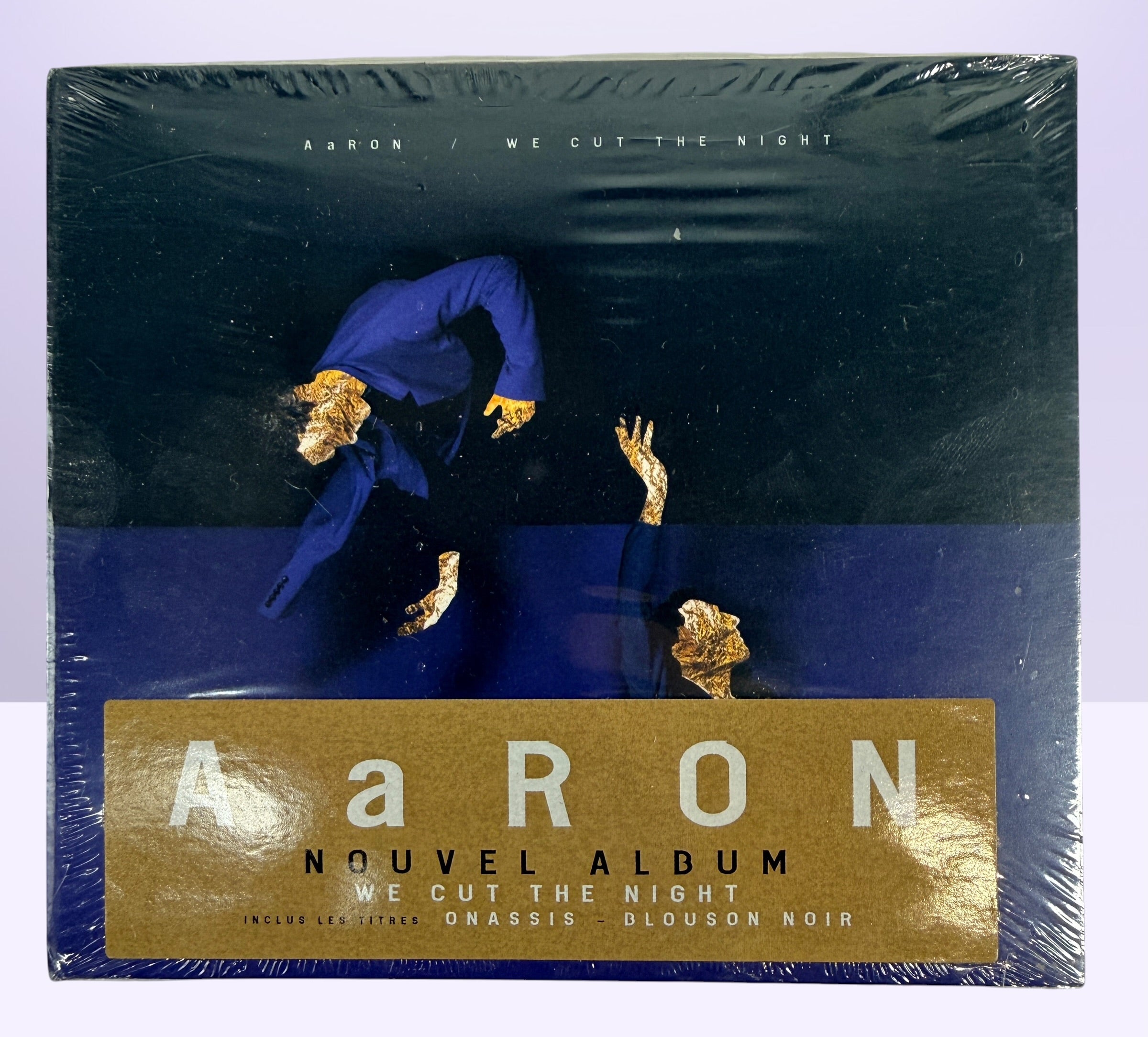 Sealed 2015 AaRON We Cut The Night deluxe French CD edition in collectible hardcover digibook packaging.