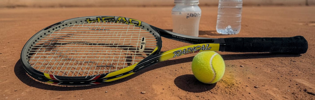 Vintage Austrian-made HEAD Radical TwinTube OS tennis racquet in good playable condition. Classic Andre Agassi-era oversized graphite frame.