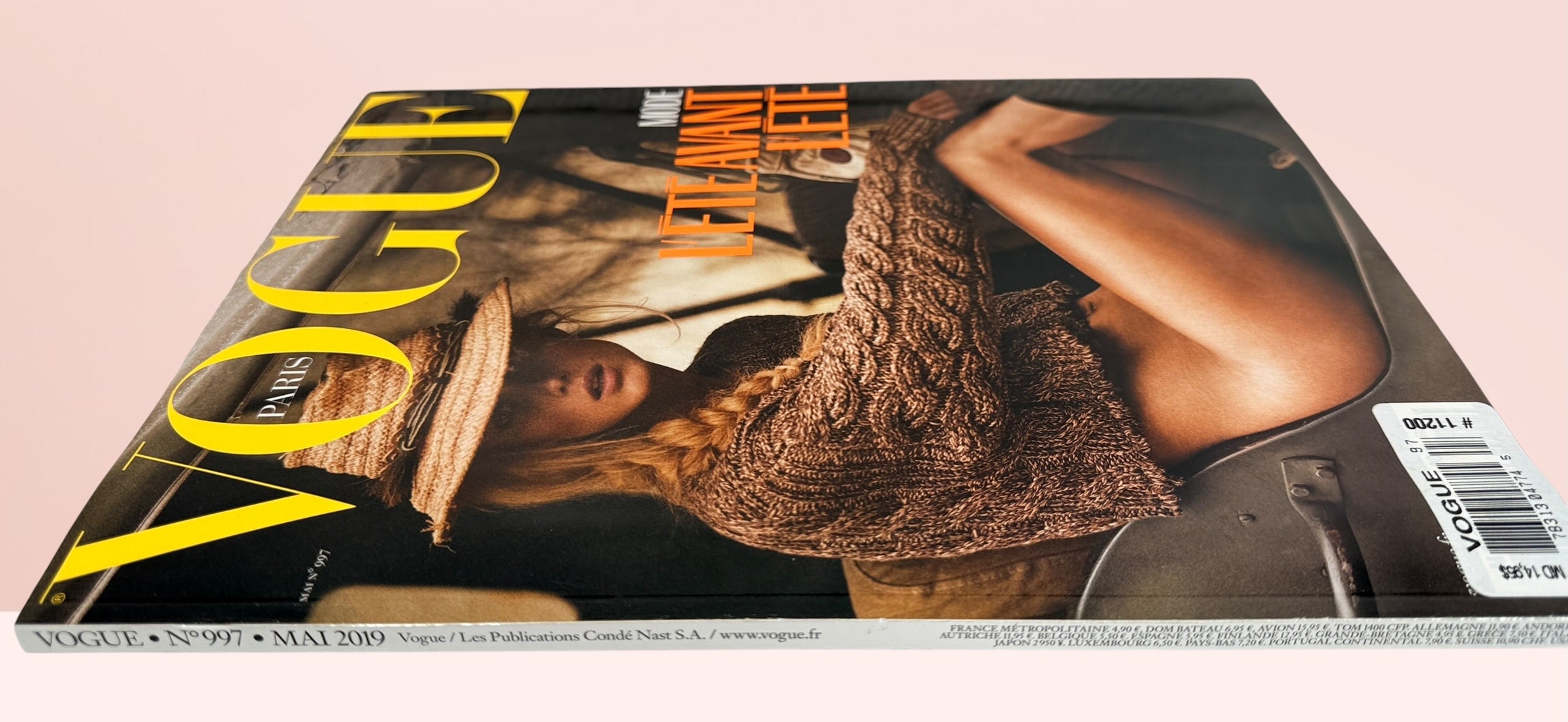 Vogue Paris May 2019 No. 997 collectible French fashion magazine with couture editorials and luxury designer advertising.