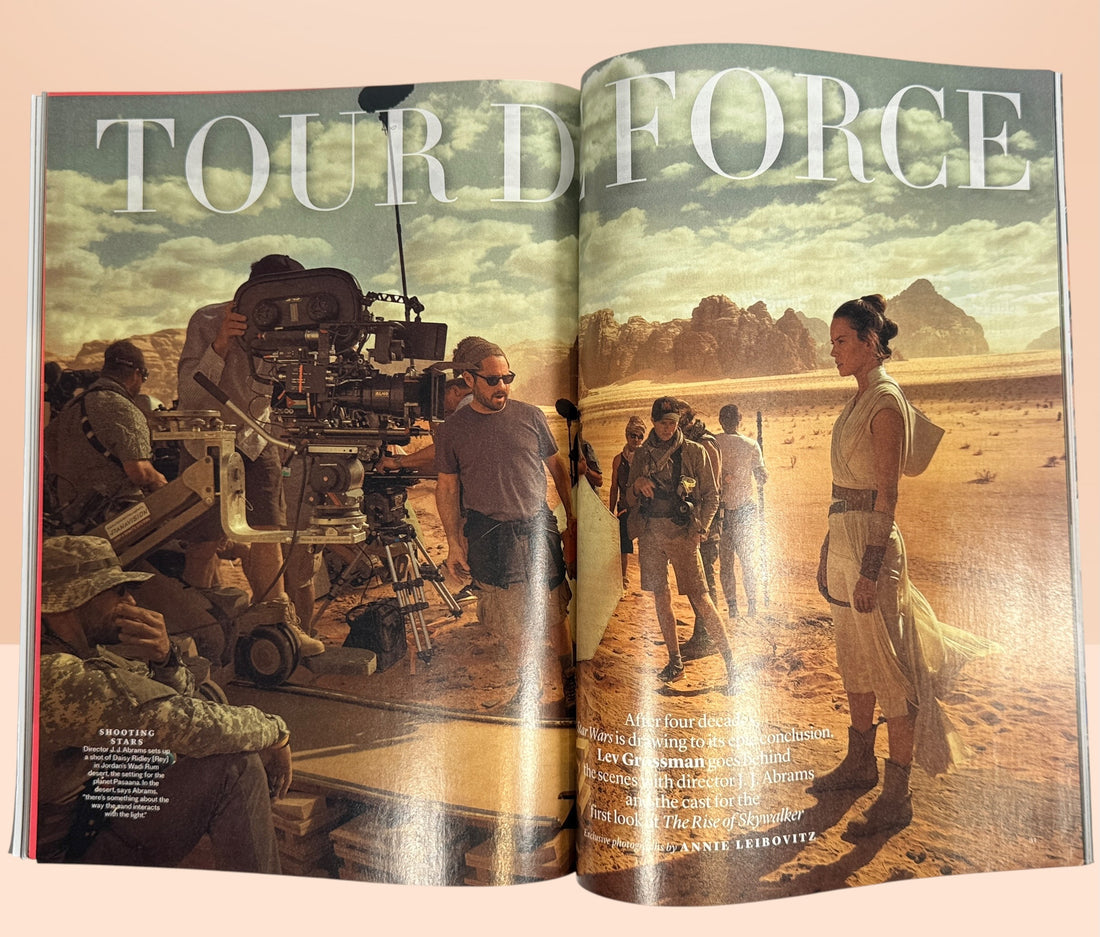 Vanity Fair Summer 2019 Daisy Ridley Rey Star Wars Rise Of Skywalker collectible magazine with Annie Leibovitz photography and exclusive film coverage.