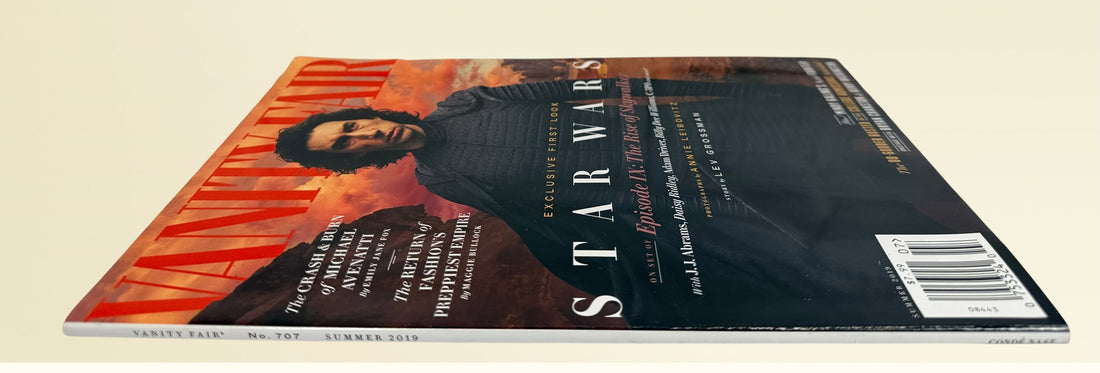 Vanity Fair Summer 2019 Star Wars Episode IX Adam Driver collectible magazine with exclusive behind-the-scenes feature photography.