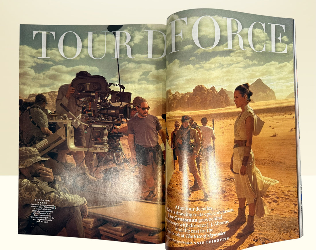 Vanity Fair Summer 2019 Star Wars Episode IX Adam Driver collectible magazine with exclusive behind-the-scenes feature photography.