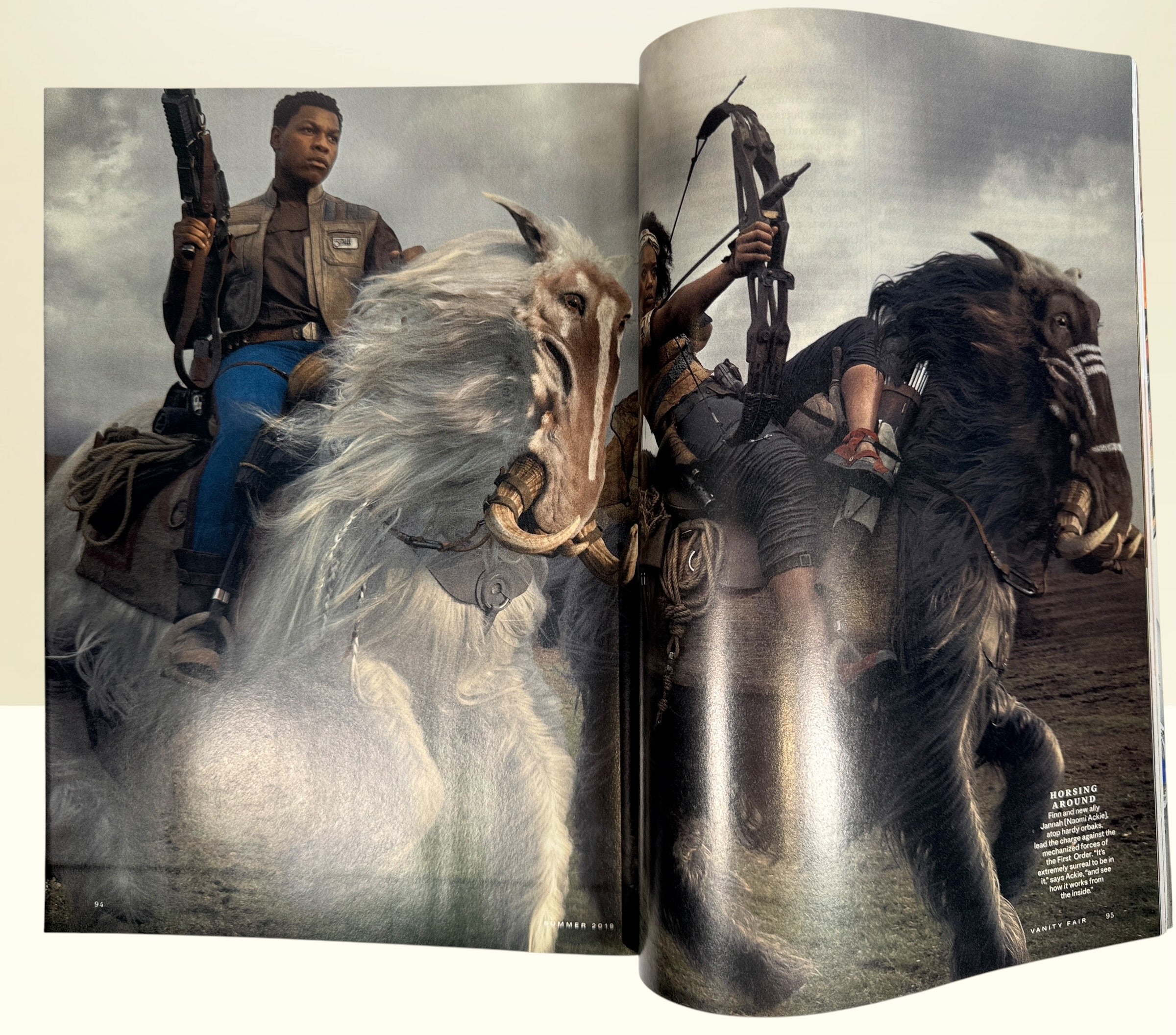 Vanity Fair Summer 2019 Star Wars Episode IX Adam Driver collectible magazine with exclusive behind-the-scenes feature photography.