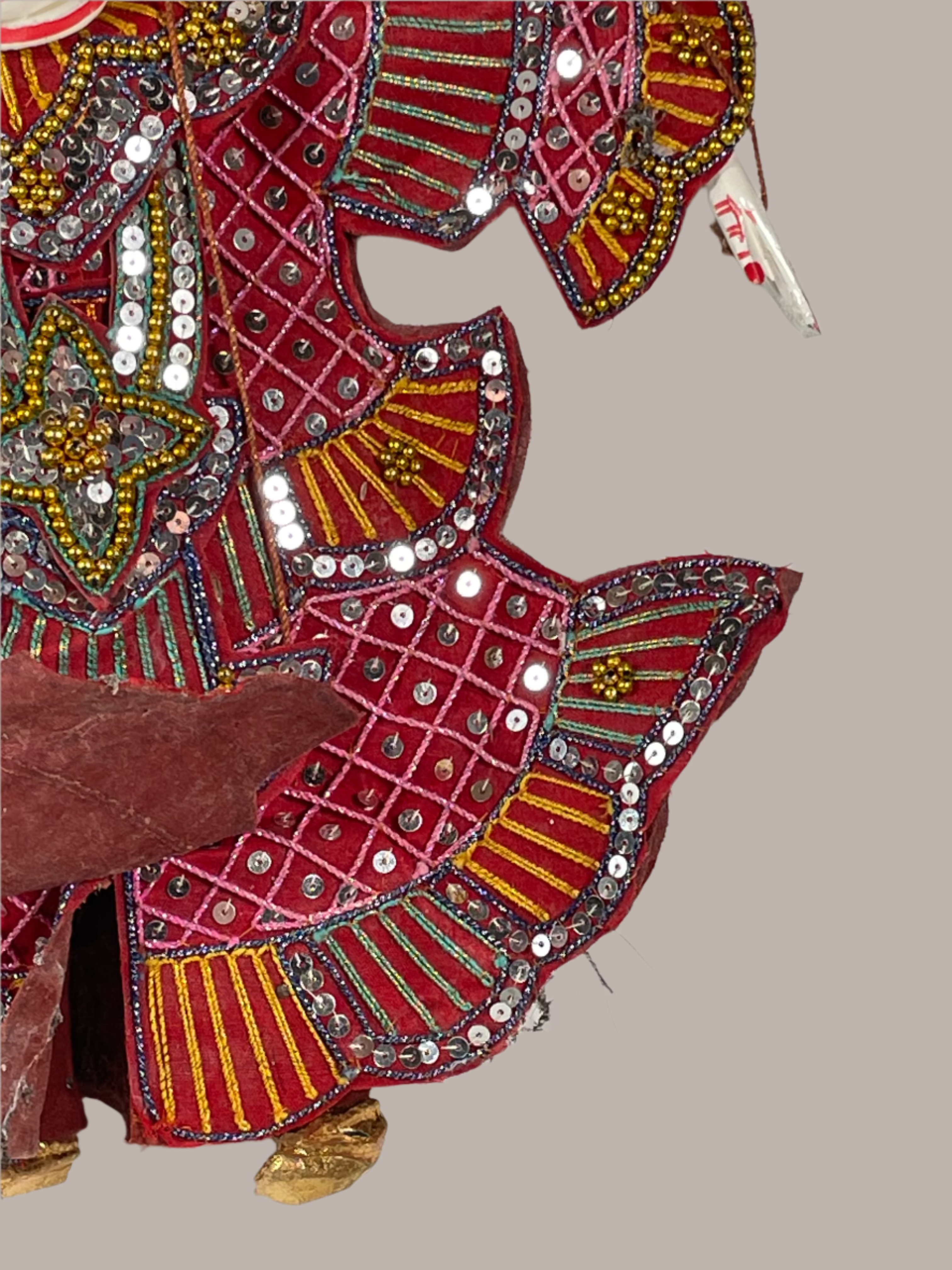 Vintage Thai Marionette String Puppet – Wooden Asian Folk Art – Traditional Dress