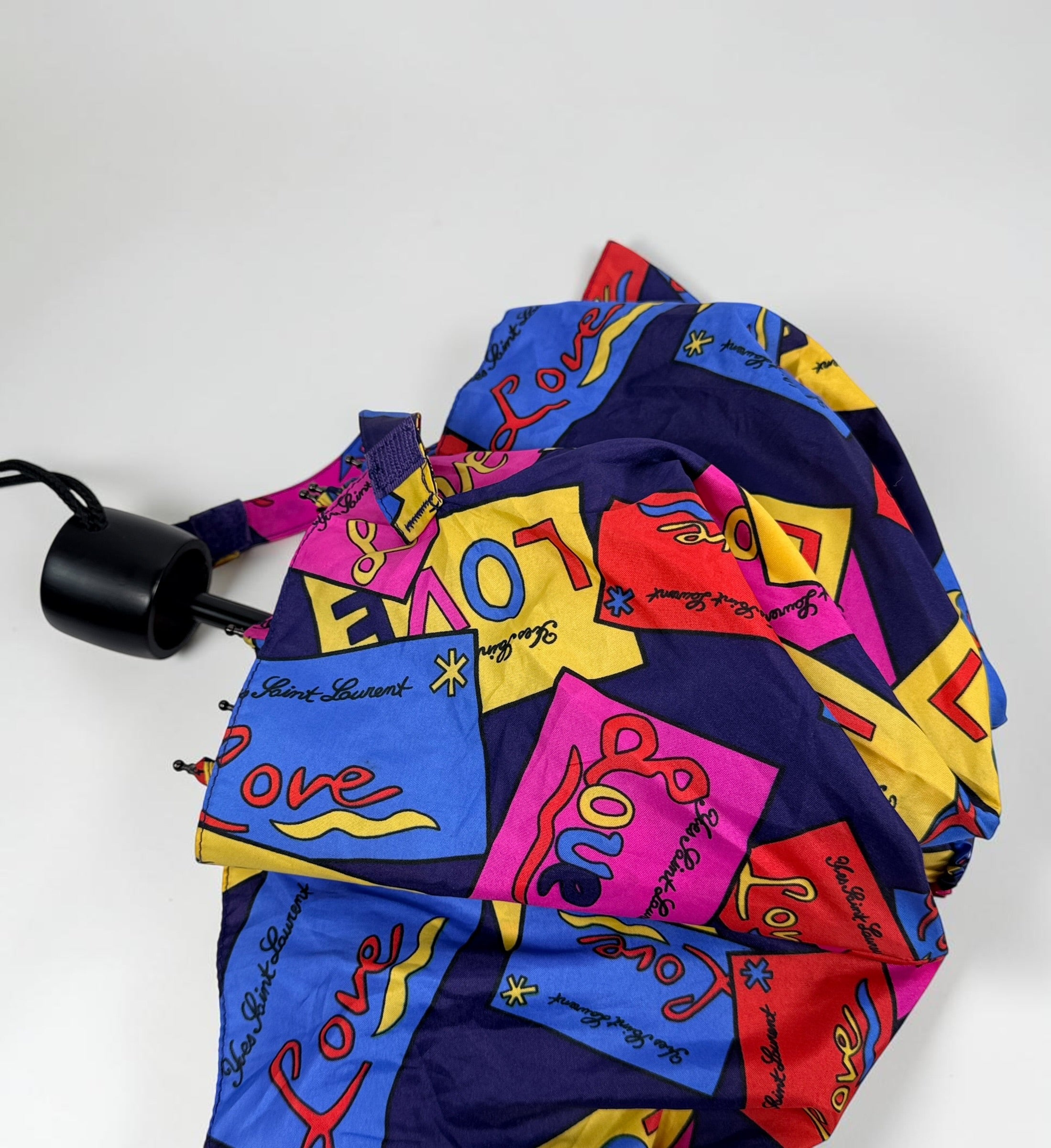 Vintage Umbrella Yves Saint Laurent Showers Of Love Deluge Amour
