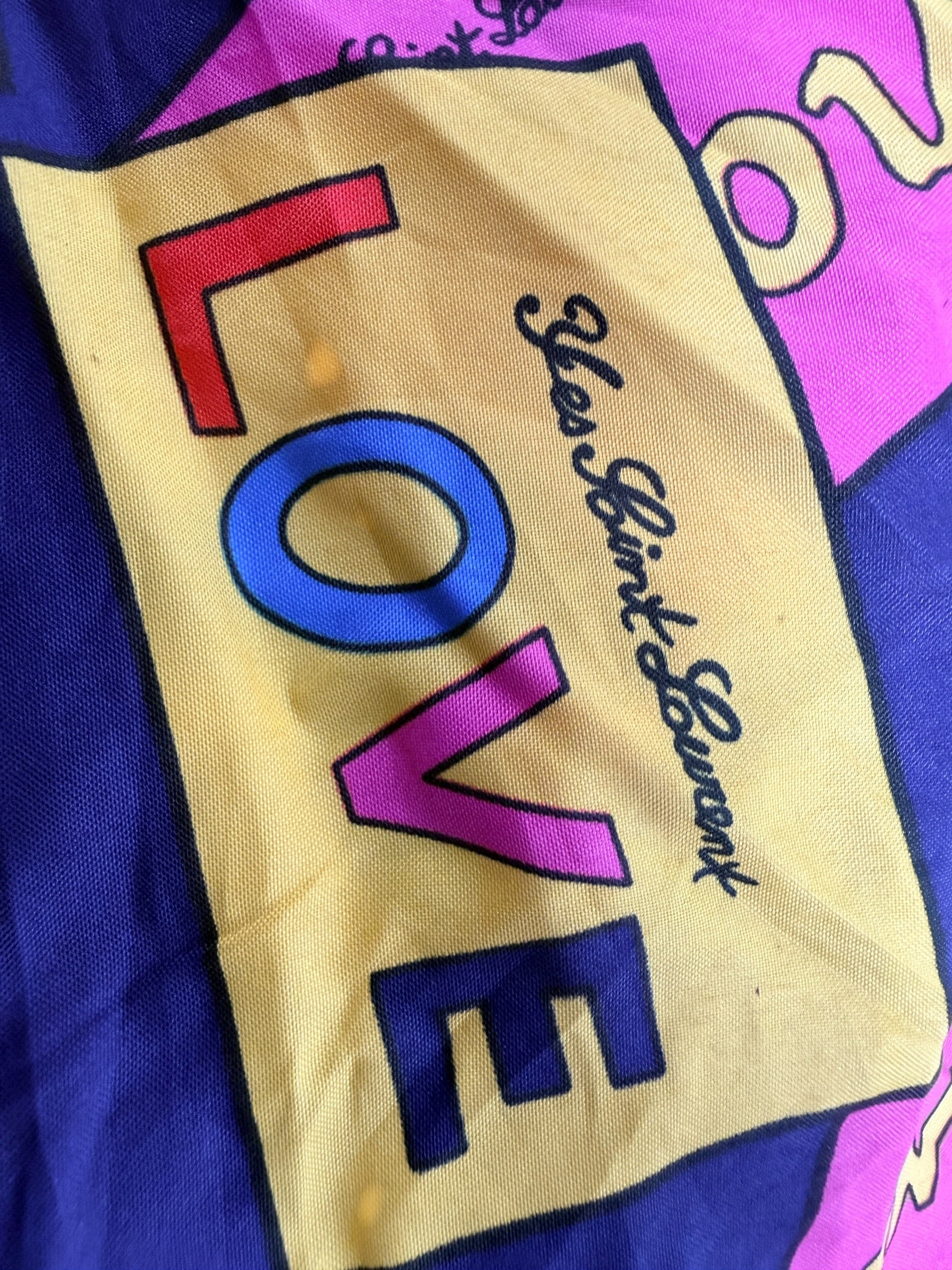 Vintage Umbrella Yves Saint Laurent Showers Of Love Deluge Amour