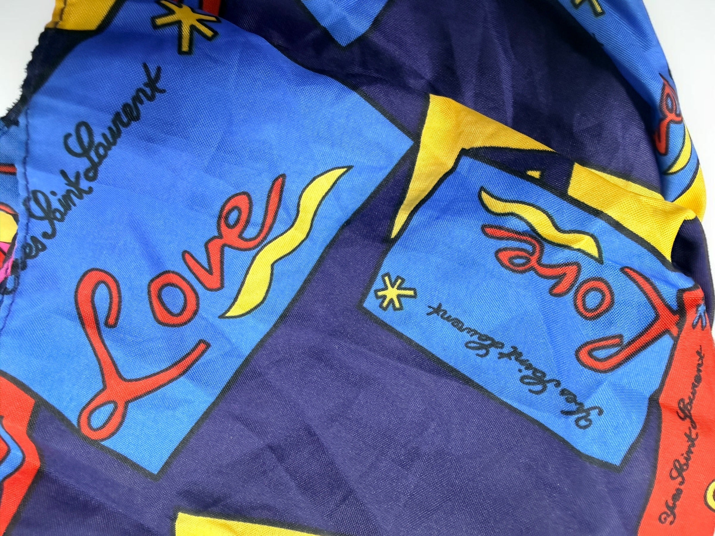 Vintage Umbrella Yves Saint Laurent Showers Of Love Deluge Amour