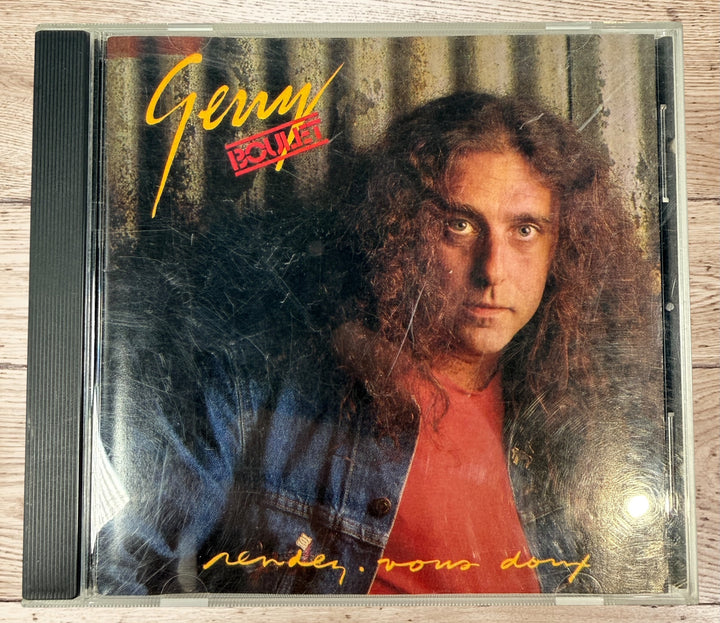 Original Gerry Boulet Rendez-vous doux Canadian CD, classic Quebec francophone rock album with complete inserts and case.