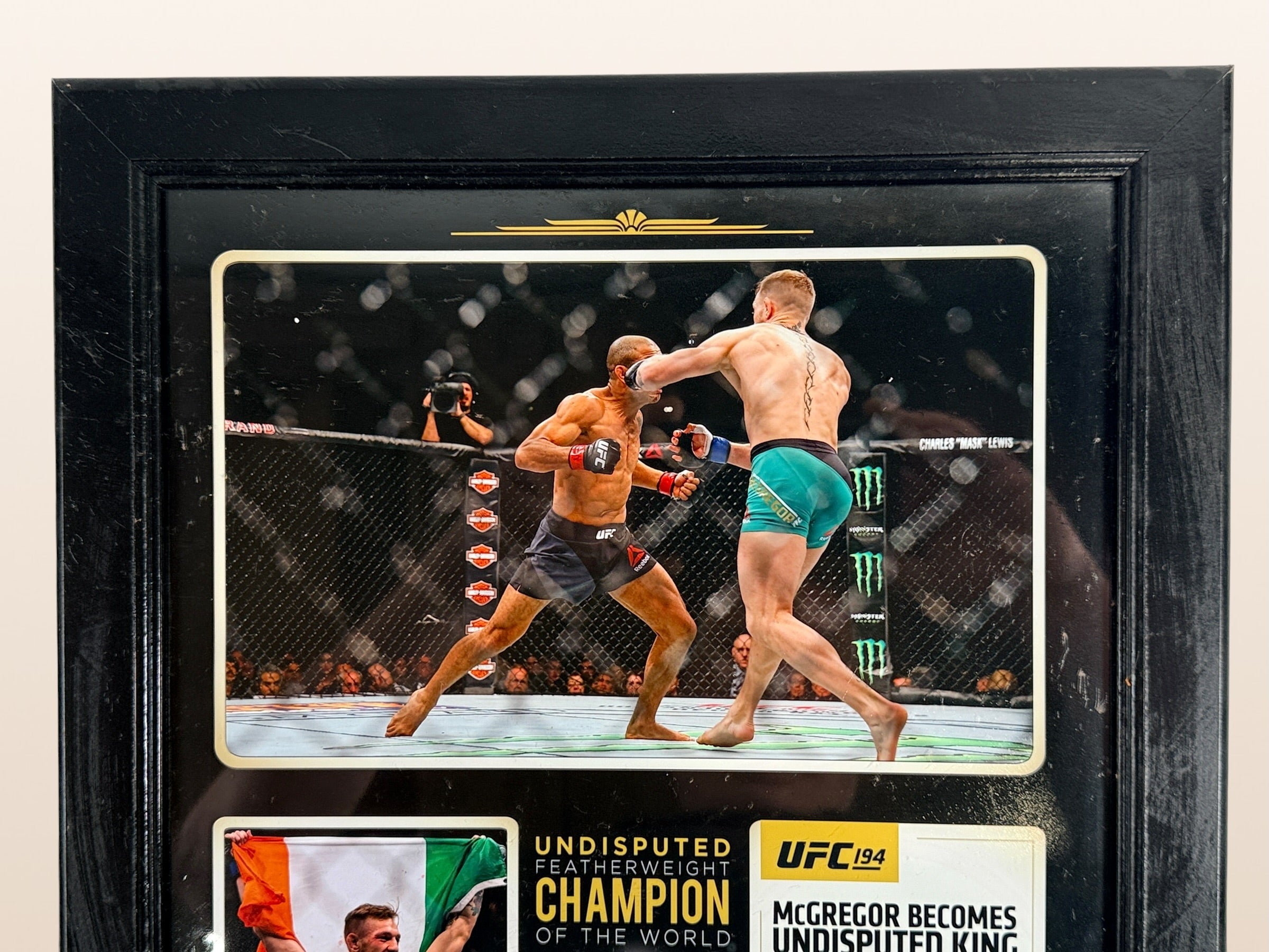 Conor McGregor, UFC 194, Combat, Toile Utilisée, Fanatics Authentic.