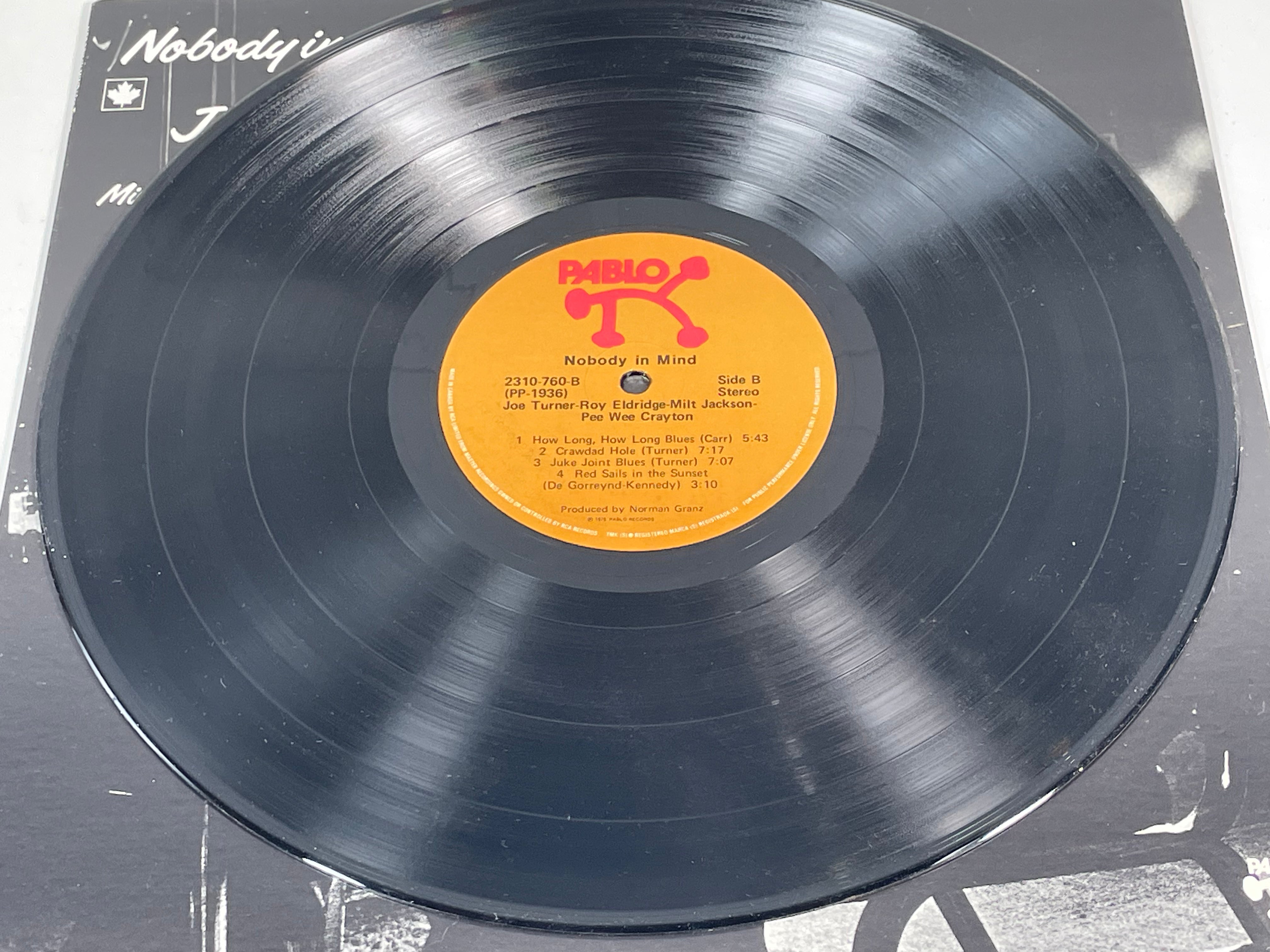 Joe Turner – Nobody in Mind (1978 Pablo Records, Canada Pressing) – Jazz / Blues LP