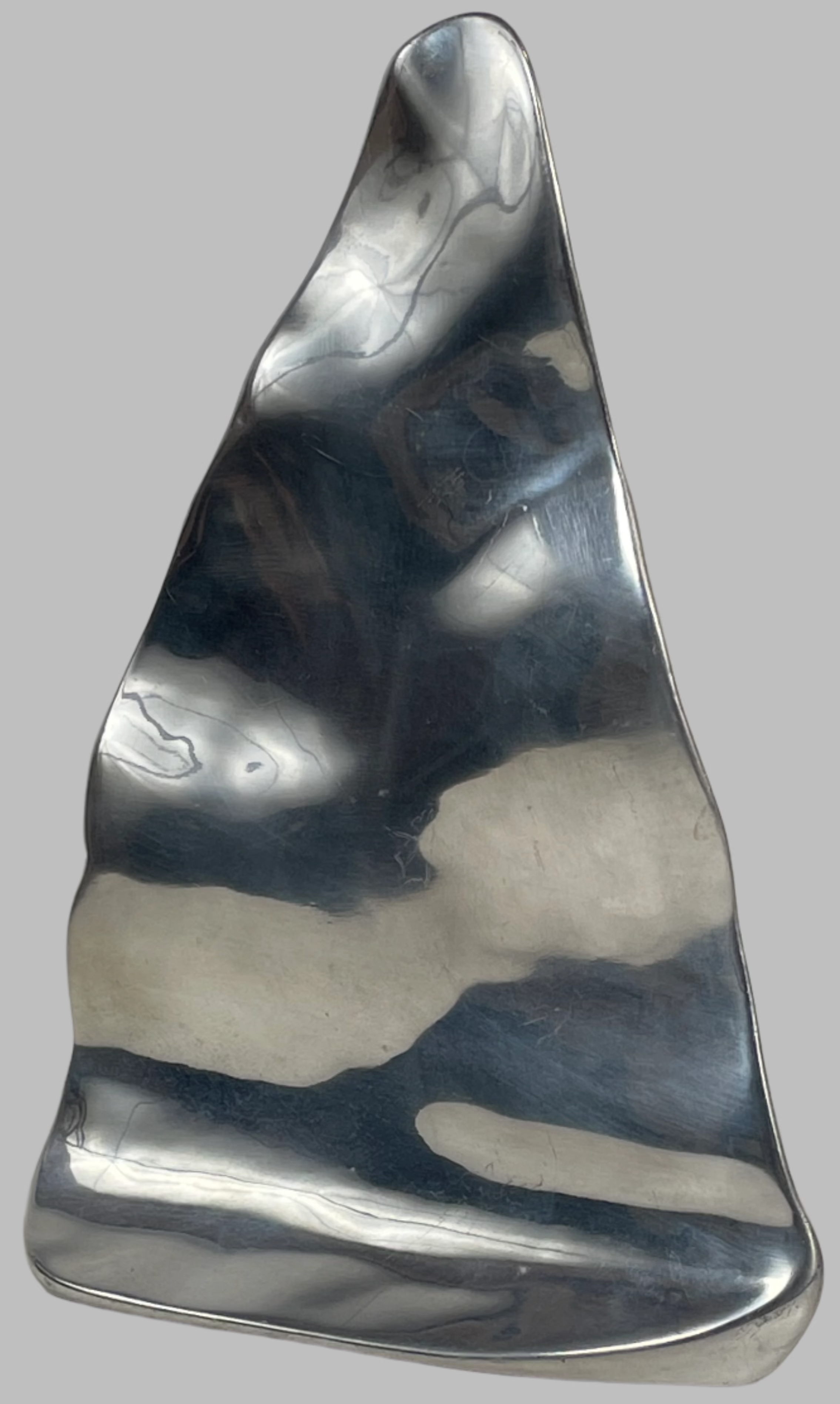 Hoselton Signed Limited Edition Abstract Aluminum Sailboat Sculpture – Nautical Modernist Art