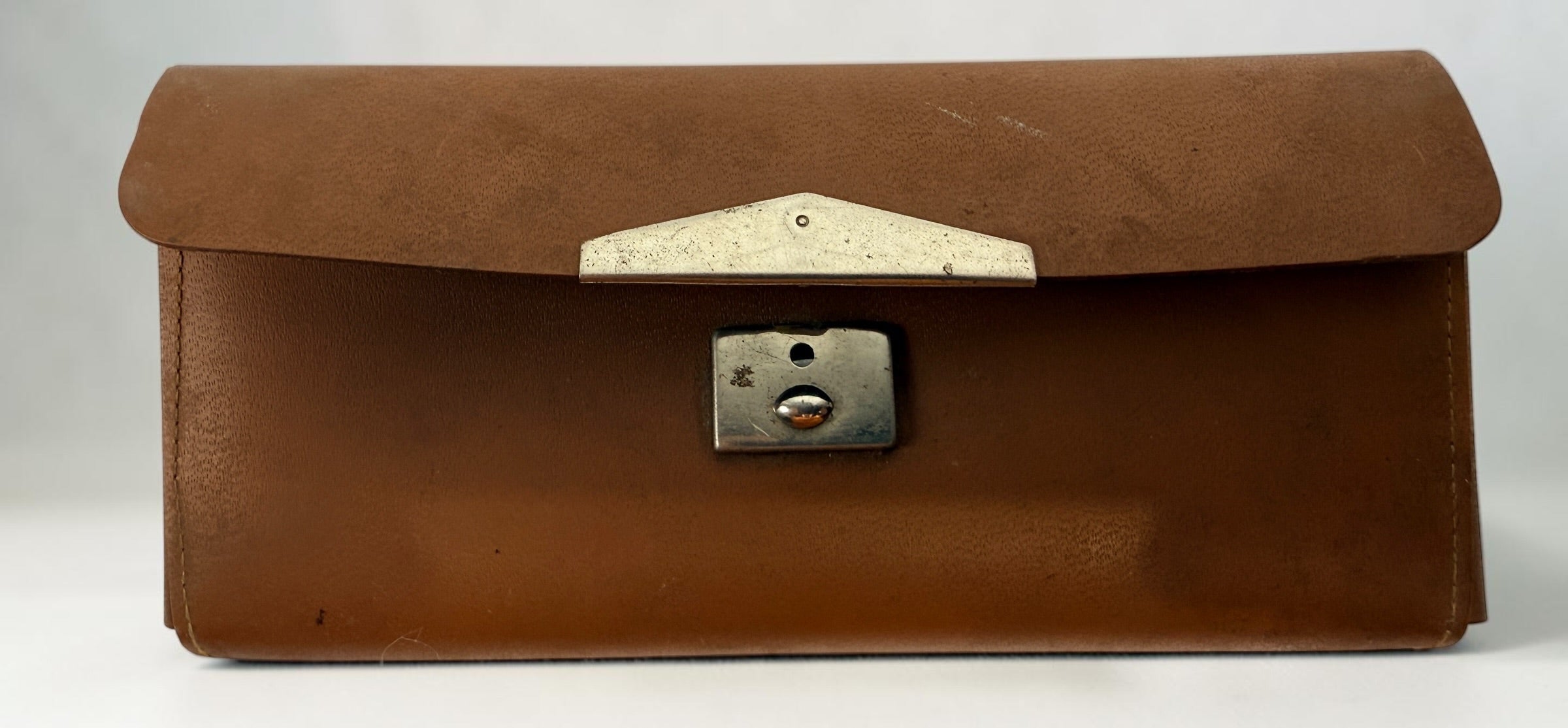 Vintage Trubyte dental instrument case from the mid-century era. Medical antique collectible with industrial display appeal and original dental ephemera.