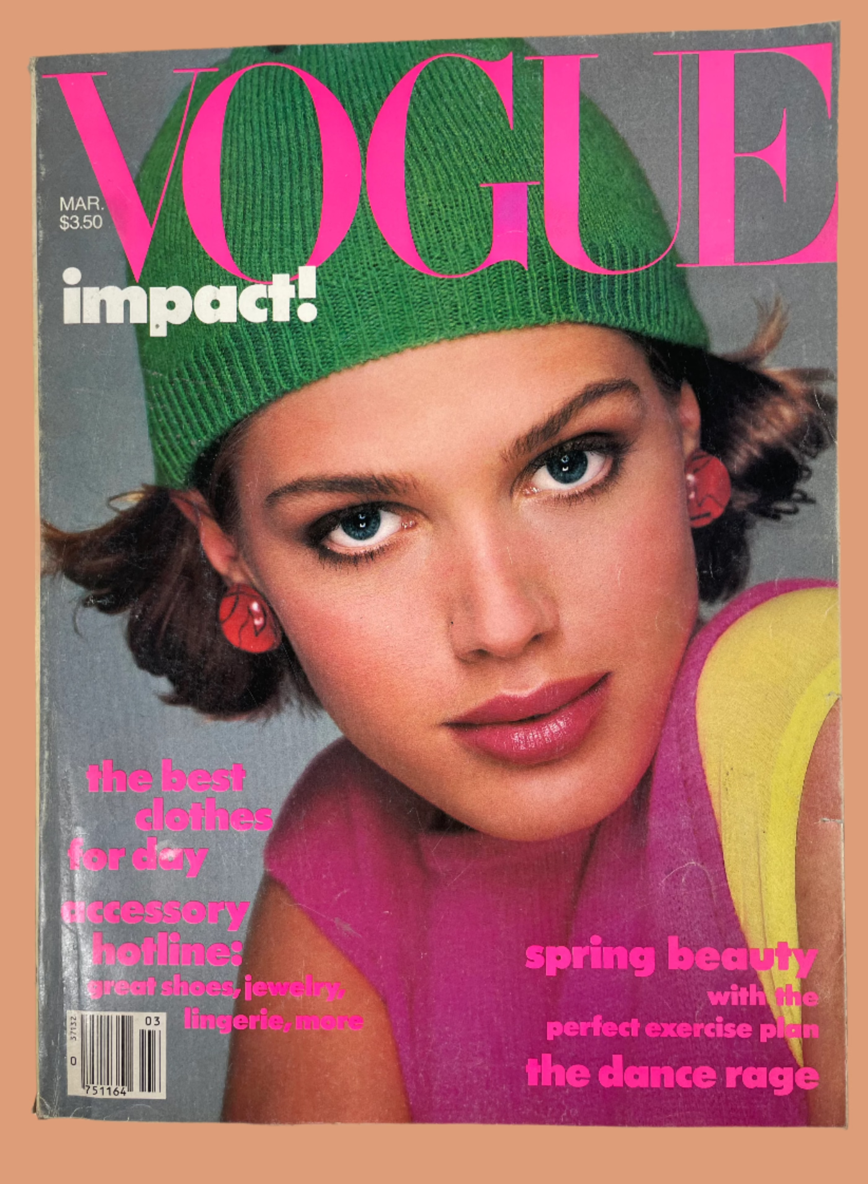 Vogue Magazine – March 1984 – Beth Rupert Cover – Iconic Vintage Fashion Issue